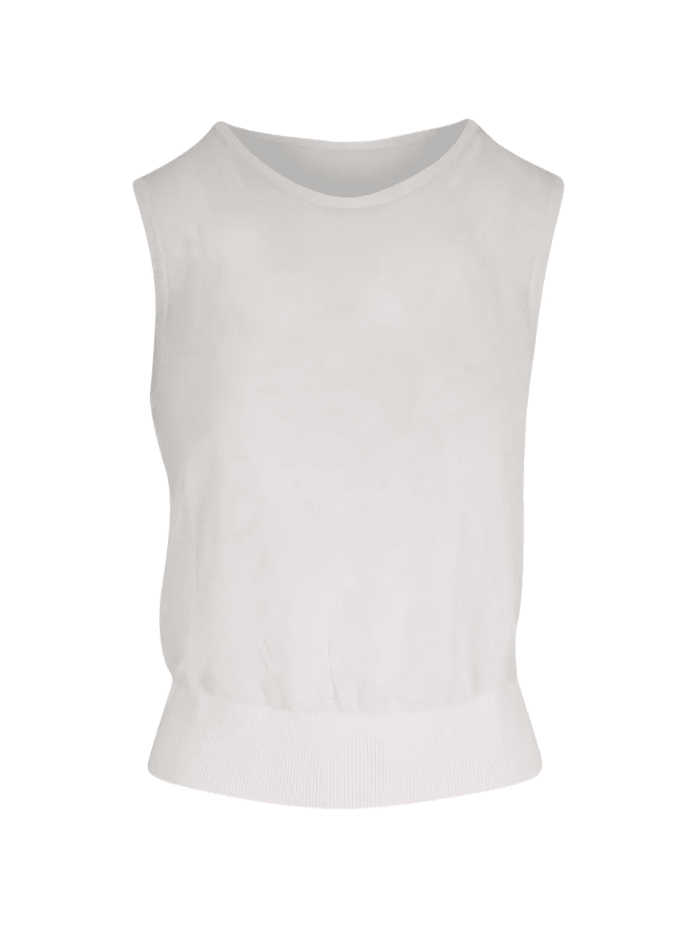 crew-neck tank top - Image 1