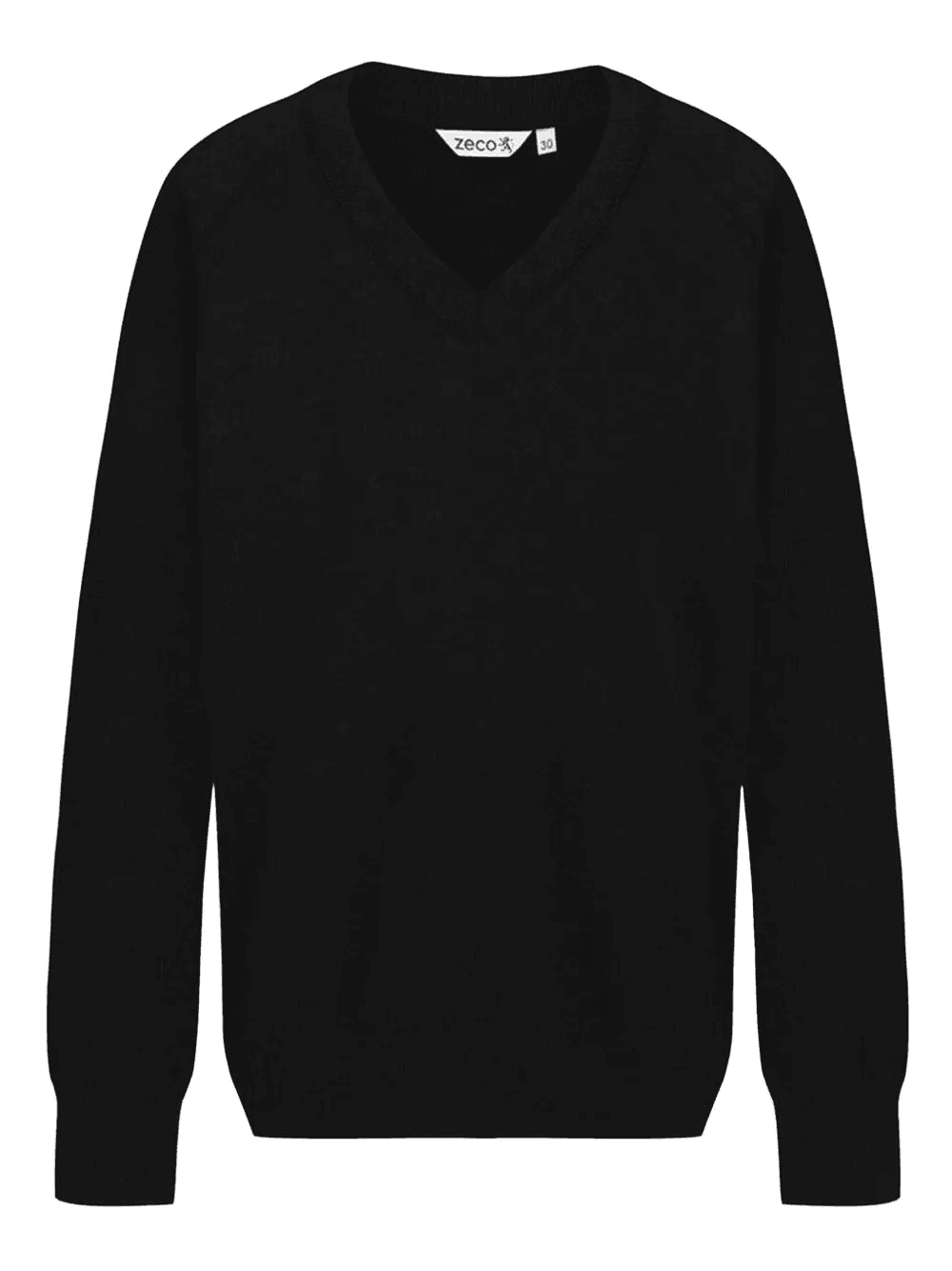 V-neck raglan-sleeve sweater - Image 1