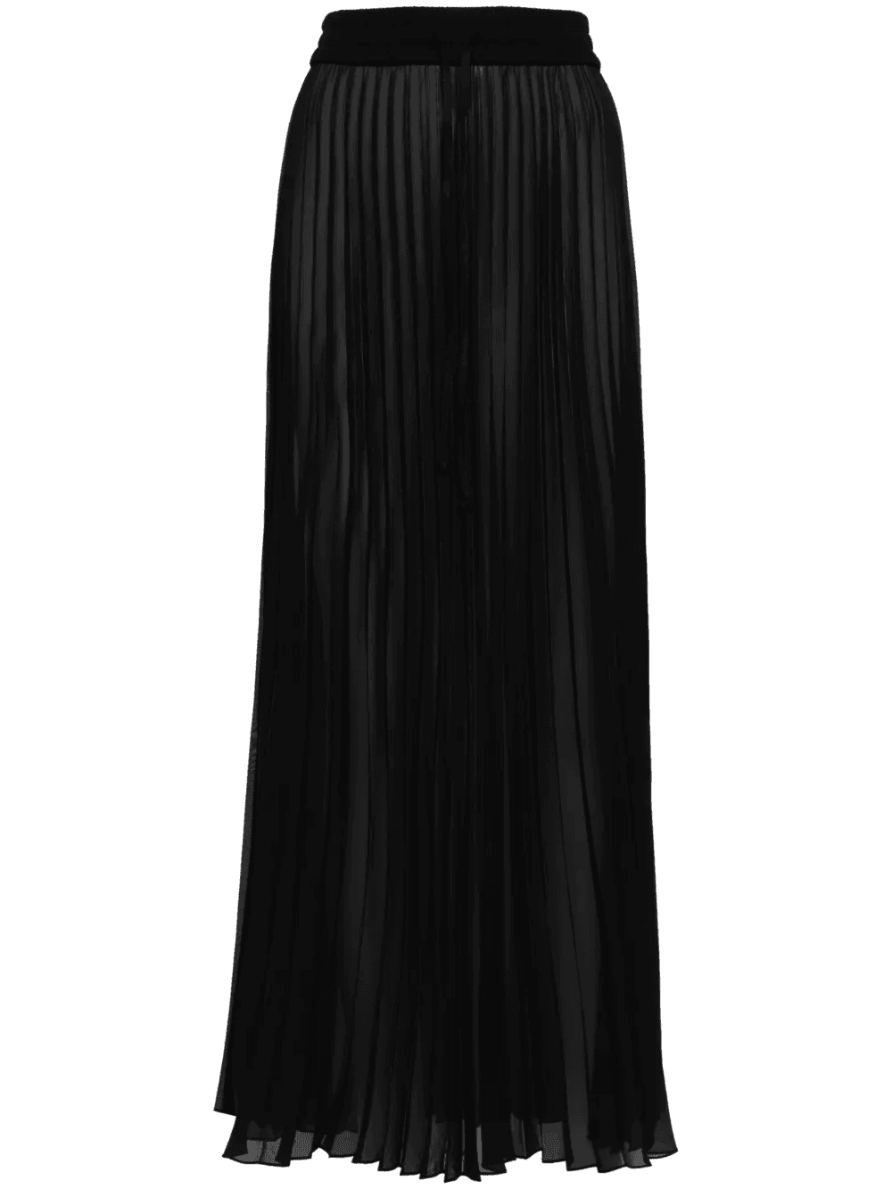 sheer pleated maxi skirt - Image 1
