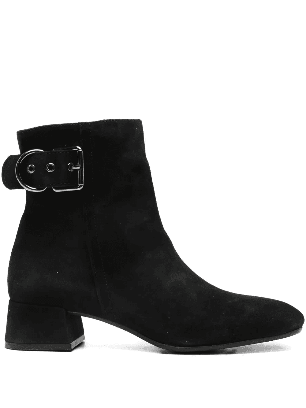 buckle-detail square-toe ankle boots - Image 1