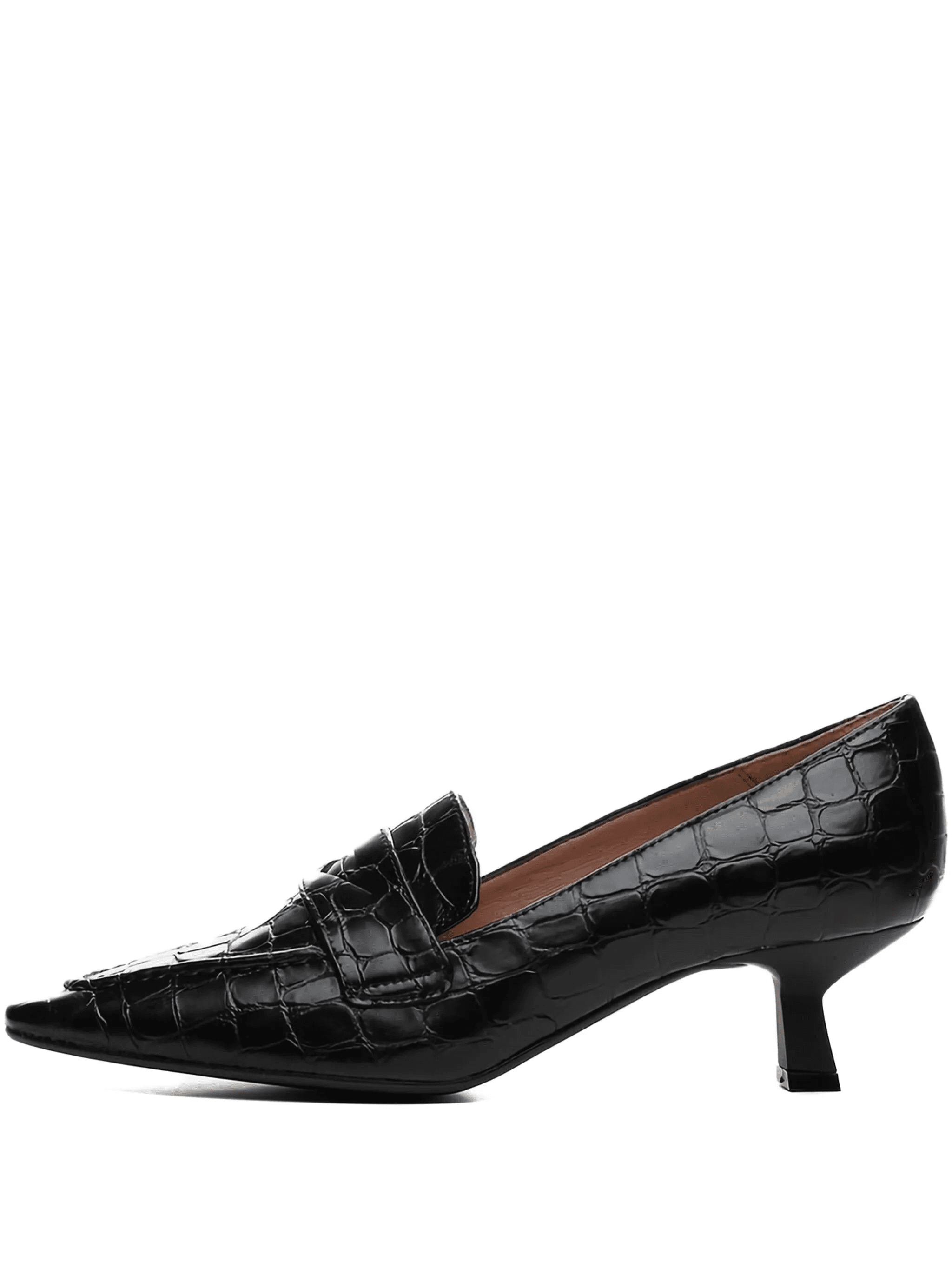 croc-embossed pumps - Image 1