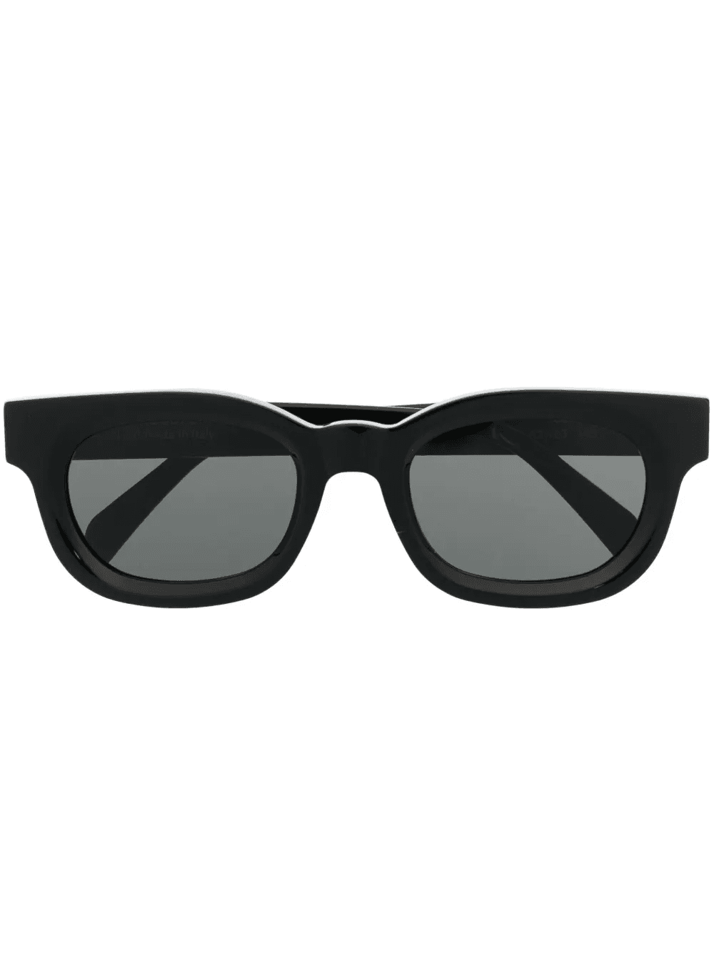 logo-lettering square-frame sunglasses - Image 1