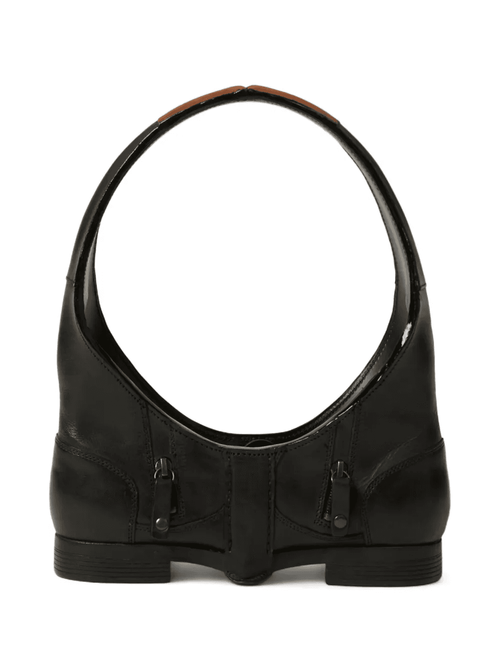 Bootbag heel-detail leather tote bag - Image 1