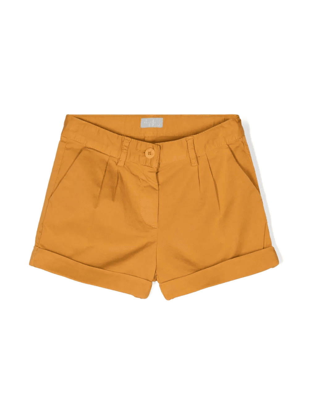 pleated cotton chino shorts - Image 1