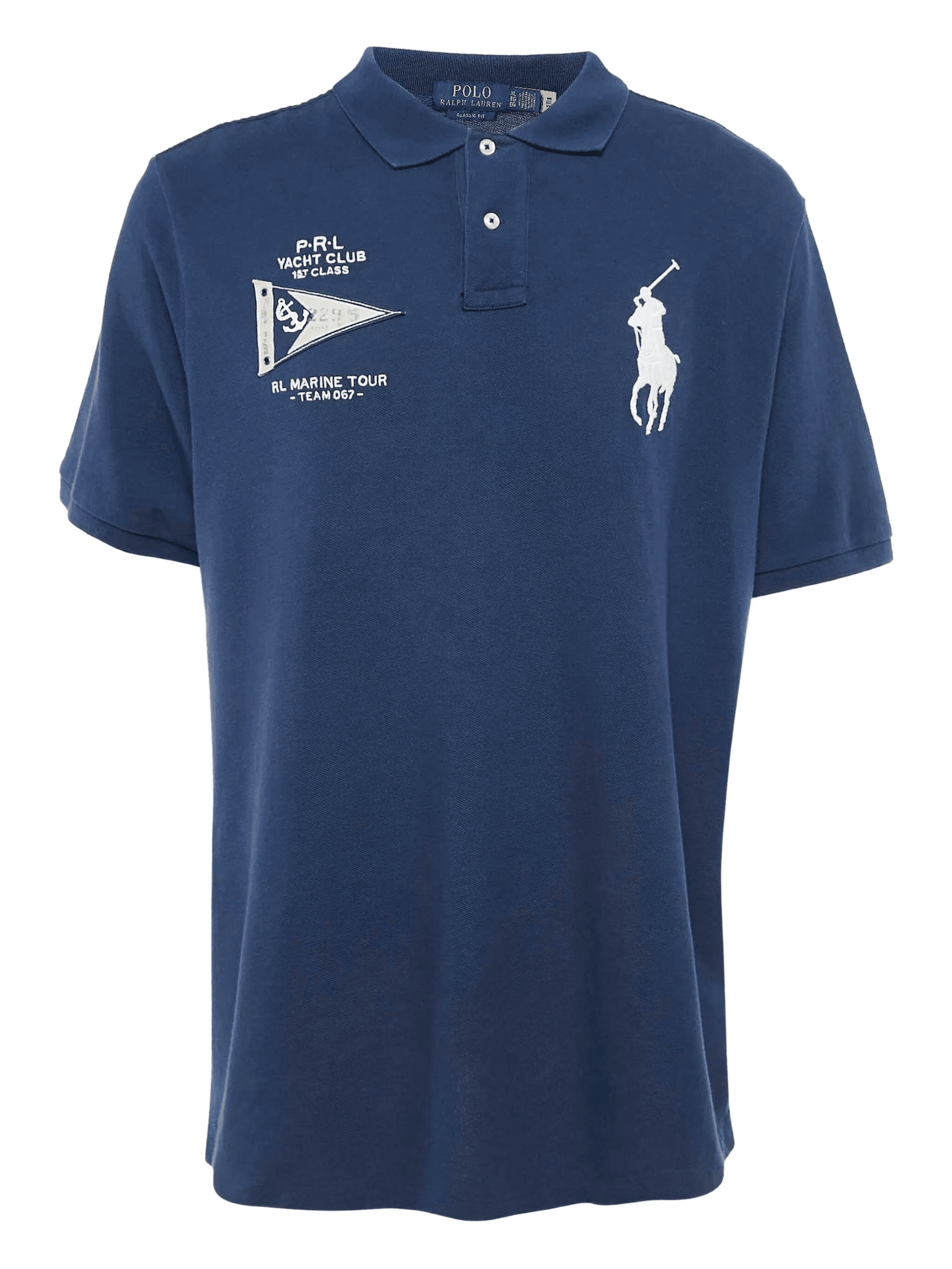 pre-owned Polo Pony-motif polo shirt - Image 1
