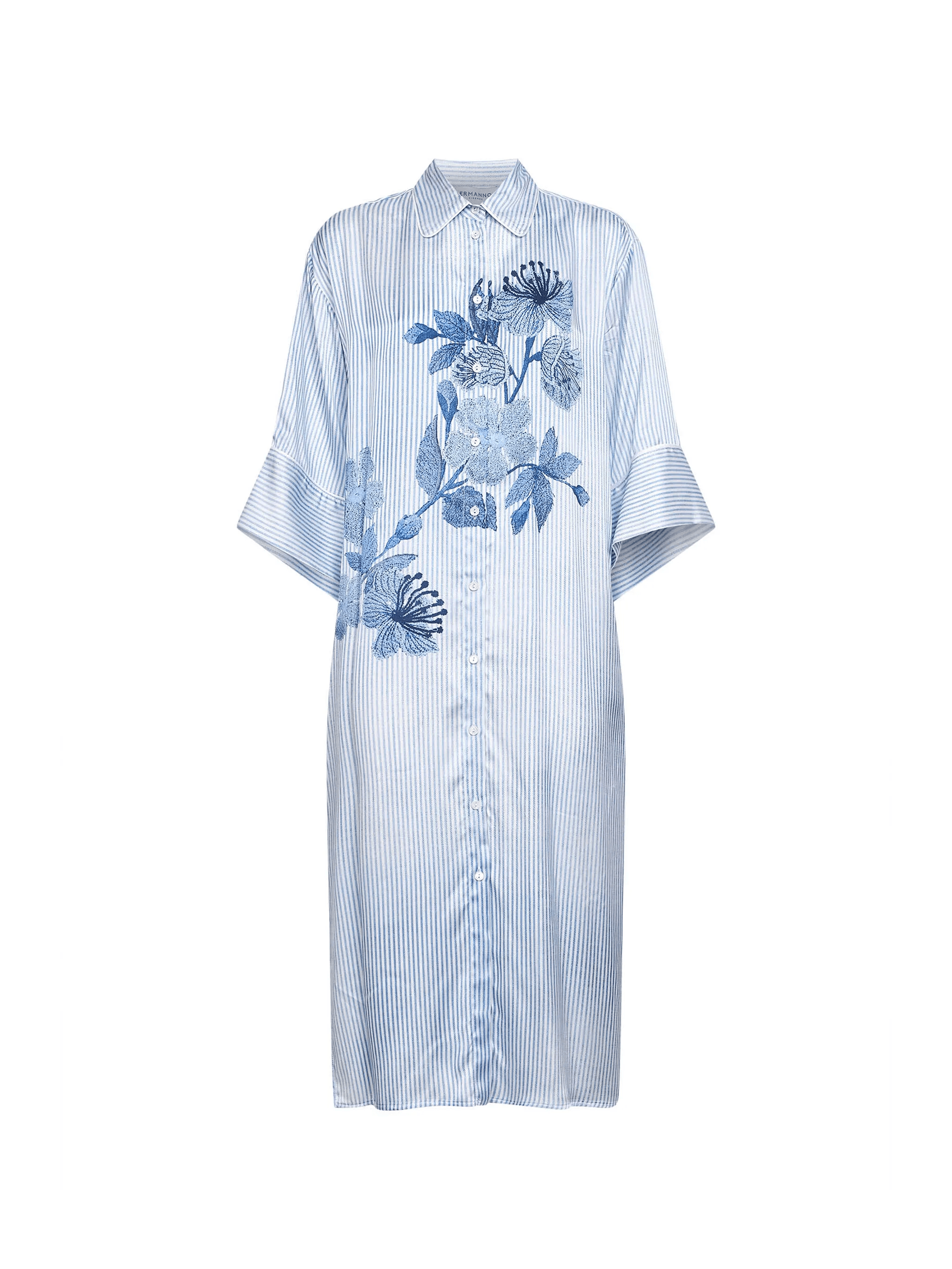 striped midi dress - Image 1