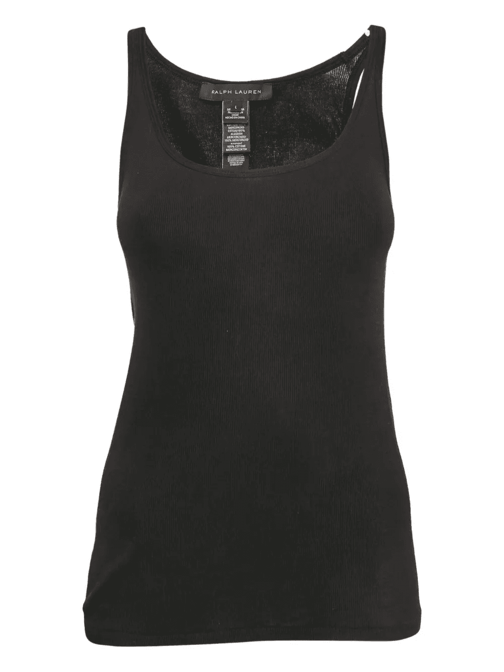 rib knit tank top - Image 1