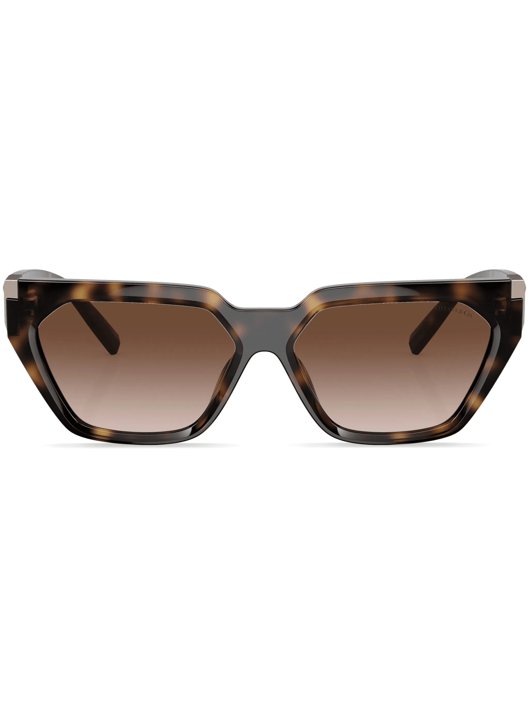 tortoiseshell-effect cat-eye sunglasses - Image 1