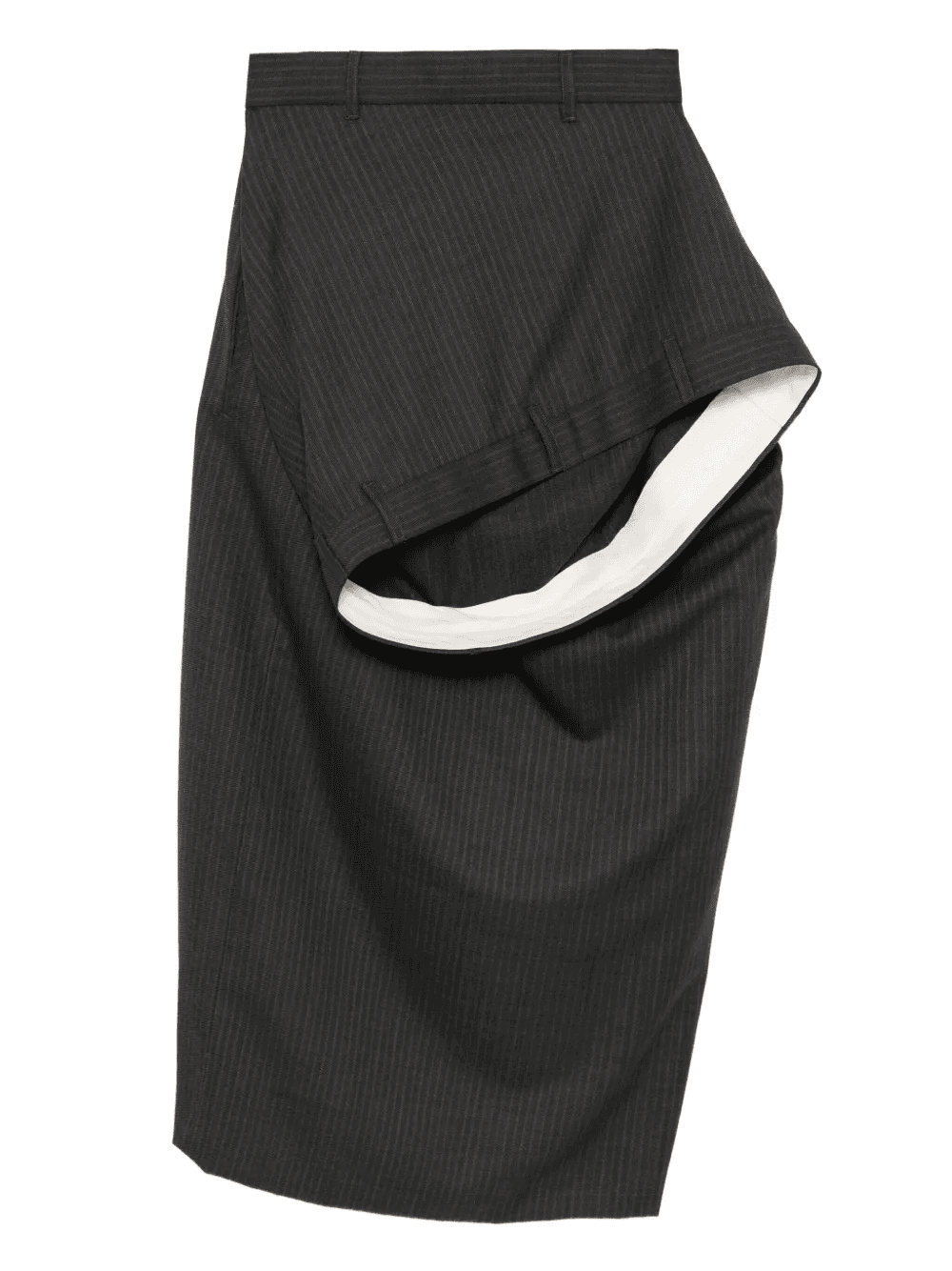 deconstructed wool skirt - Image 1