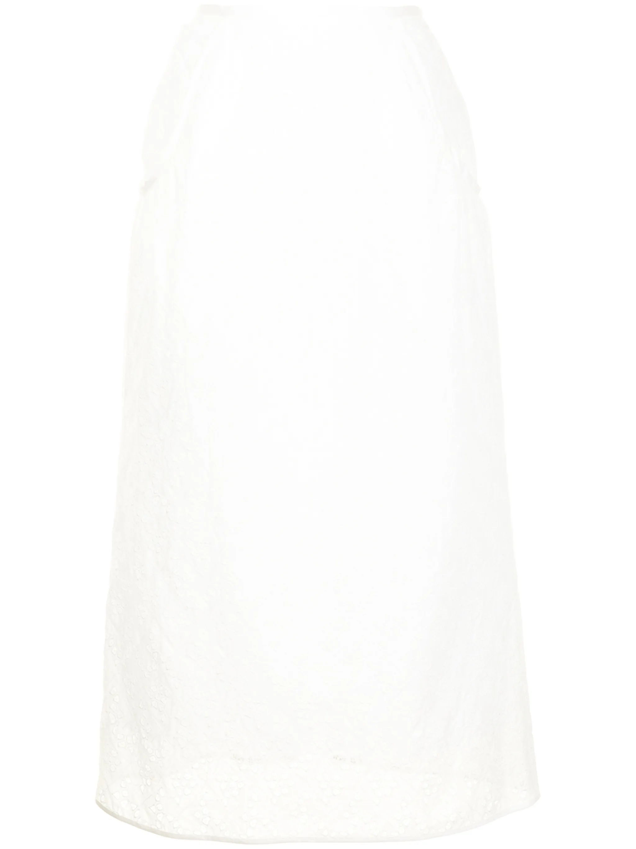 embroidered lace cotton skirt - Image 1