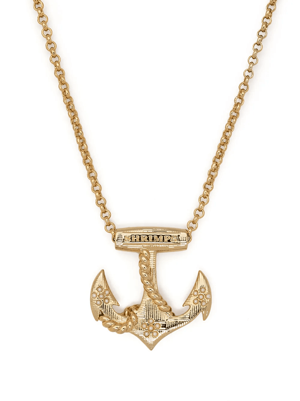 anchor pendant necklace - Image 1