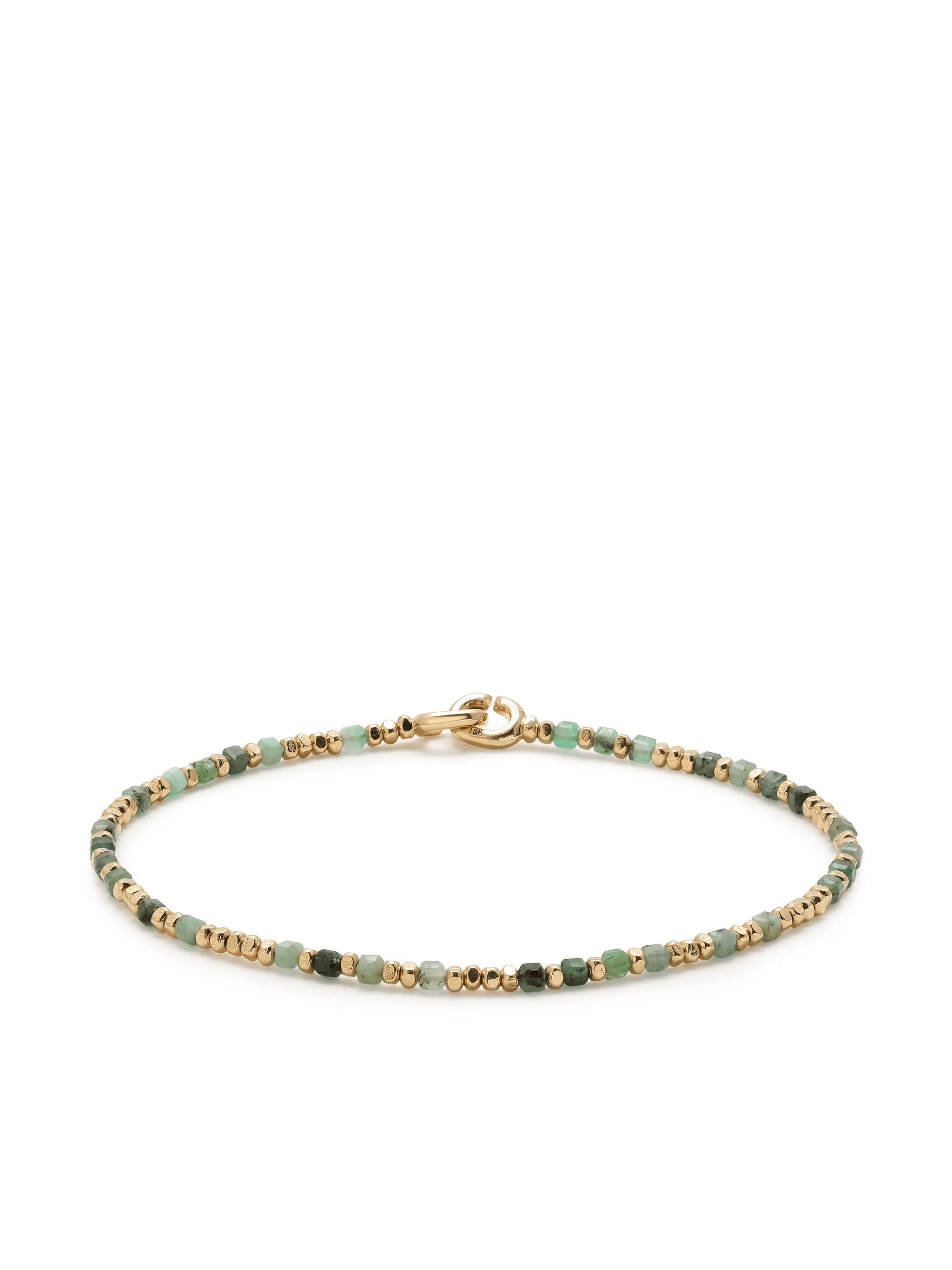 18kt yellow gold Percep emerald bracelet - Image 1