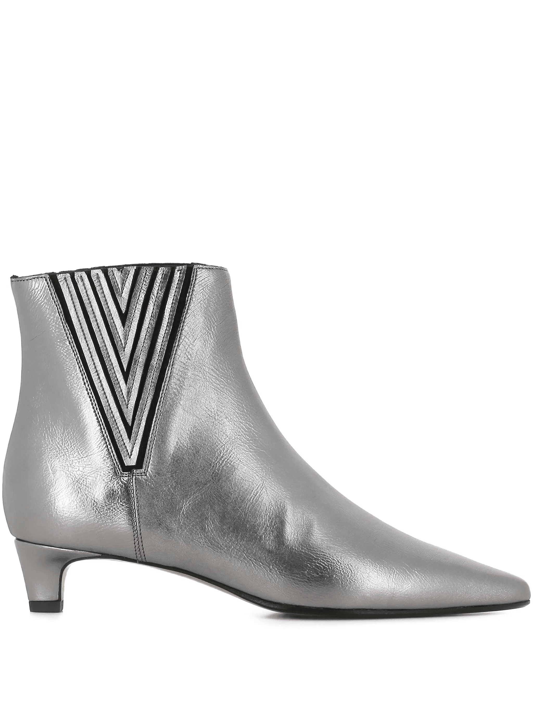 pointed-toe leather boots - Image 1