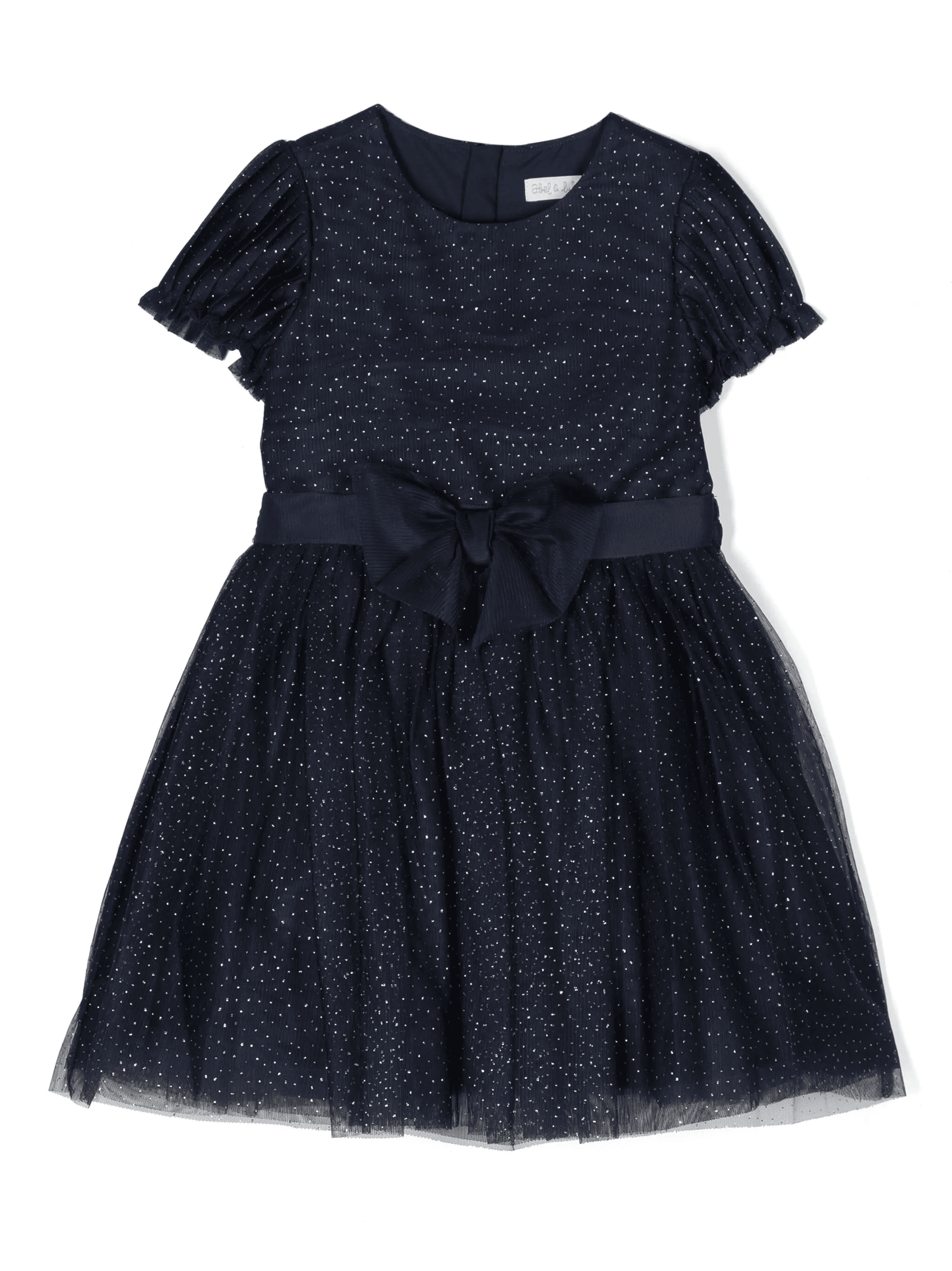 glittery pleated minidress - Image 1
