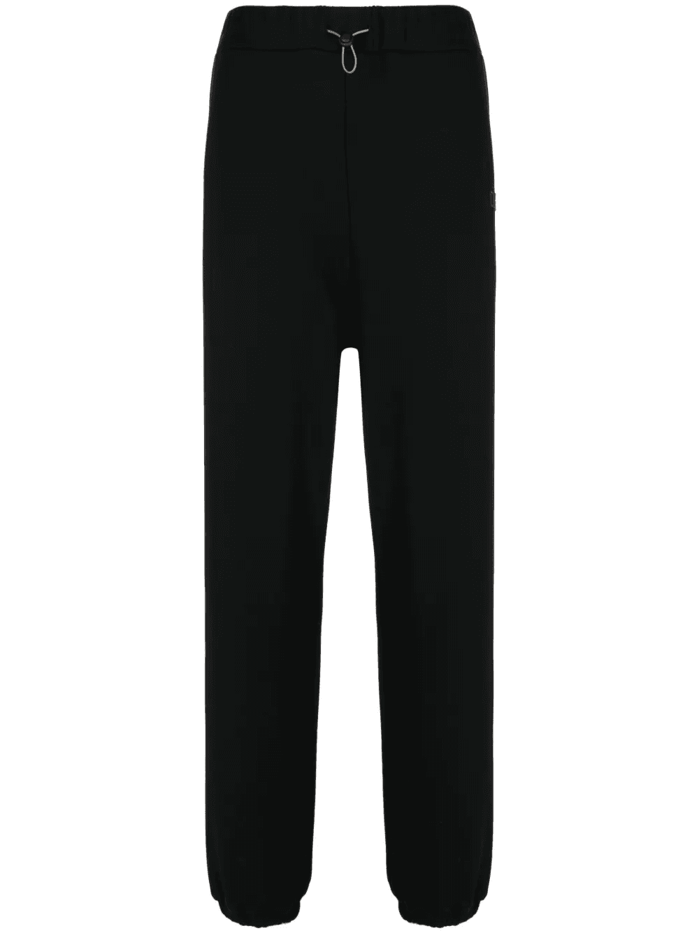 logo-embroidered cotton track pants - Image 1