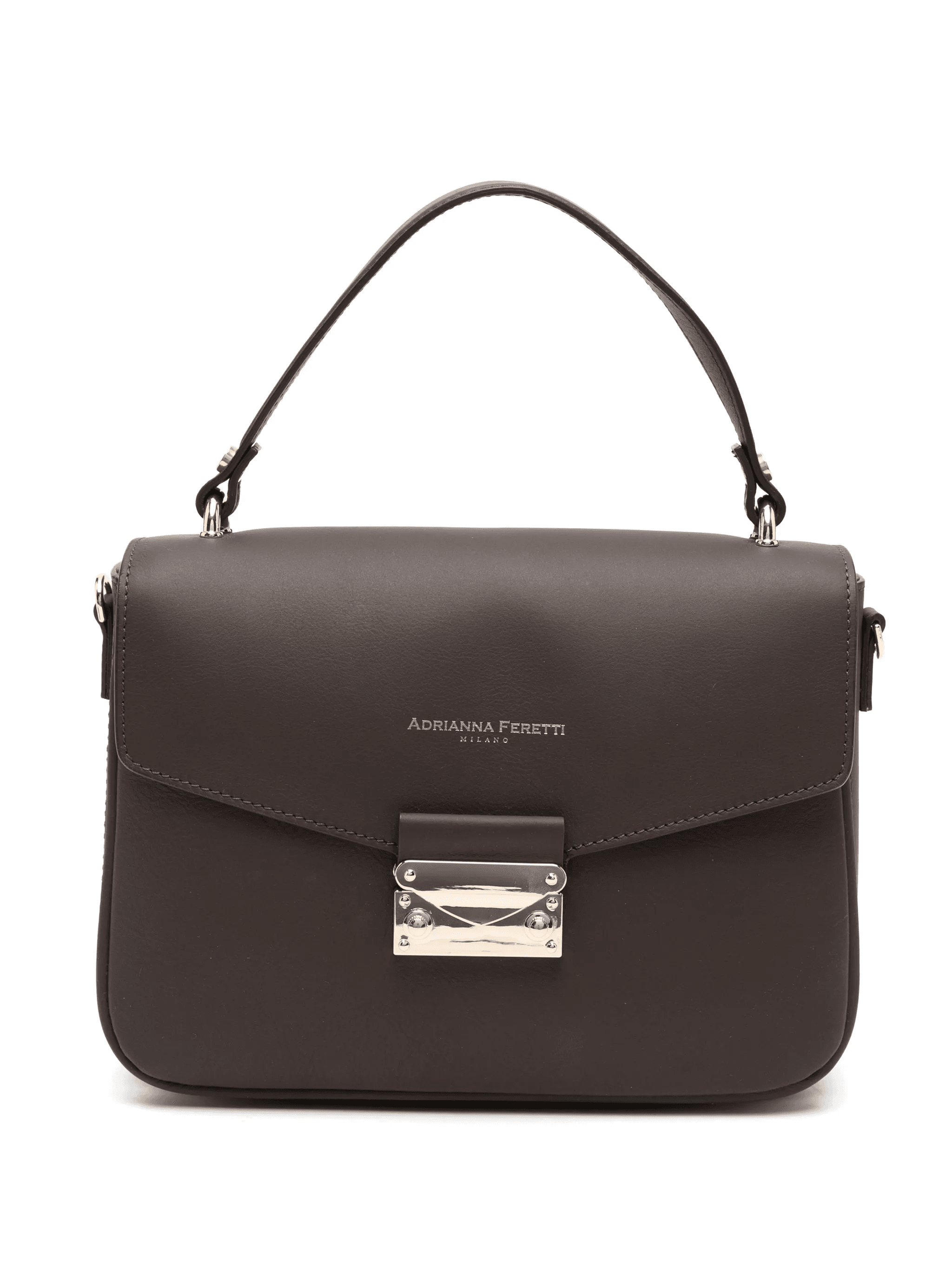 gold-tone clasp shoulder bag - Image 1