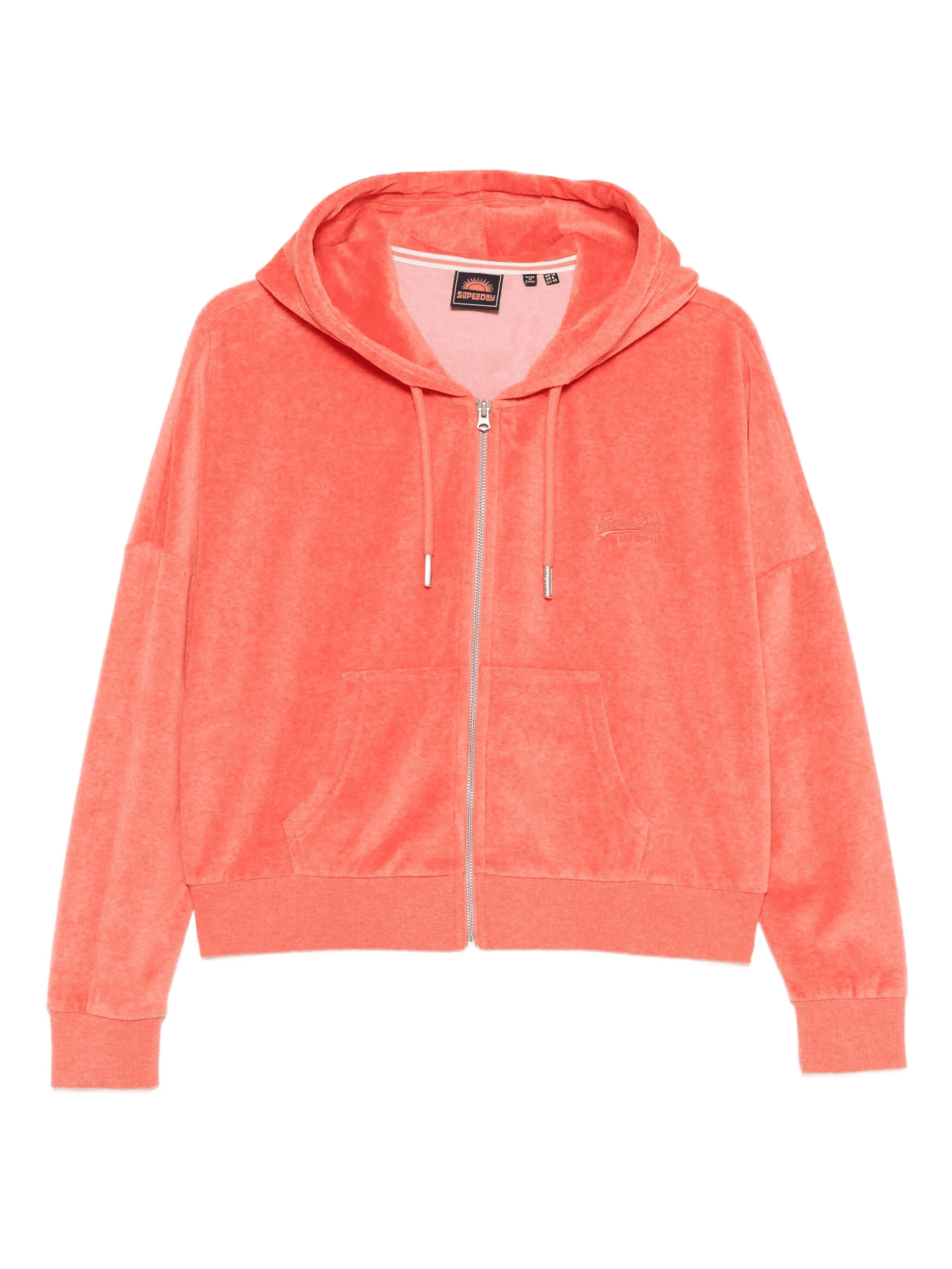 logo-embroidered zip-up hoodie - Image 1