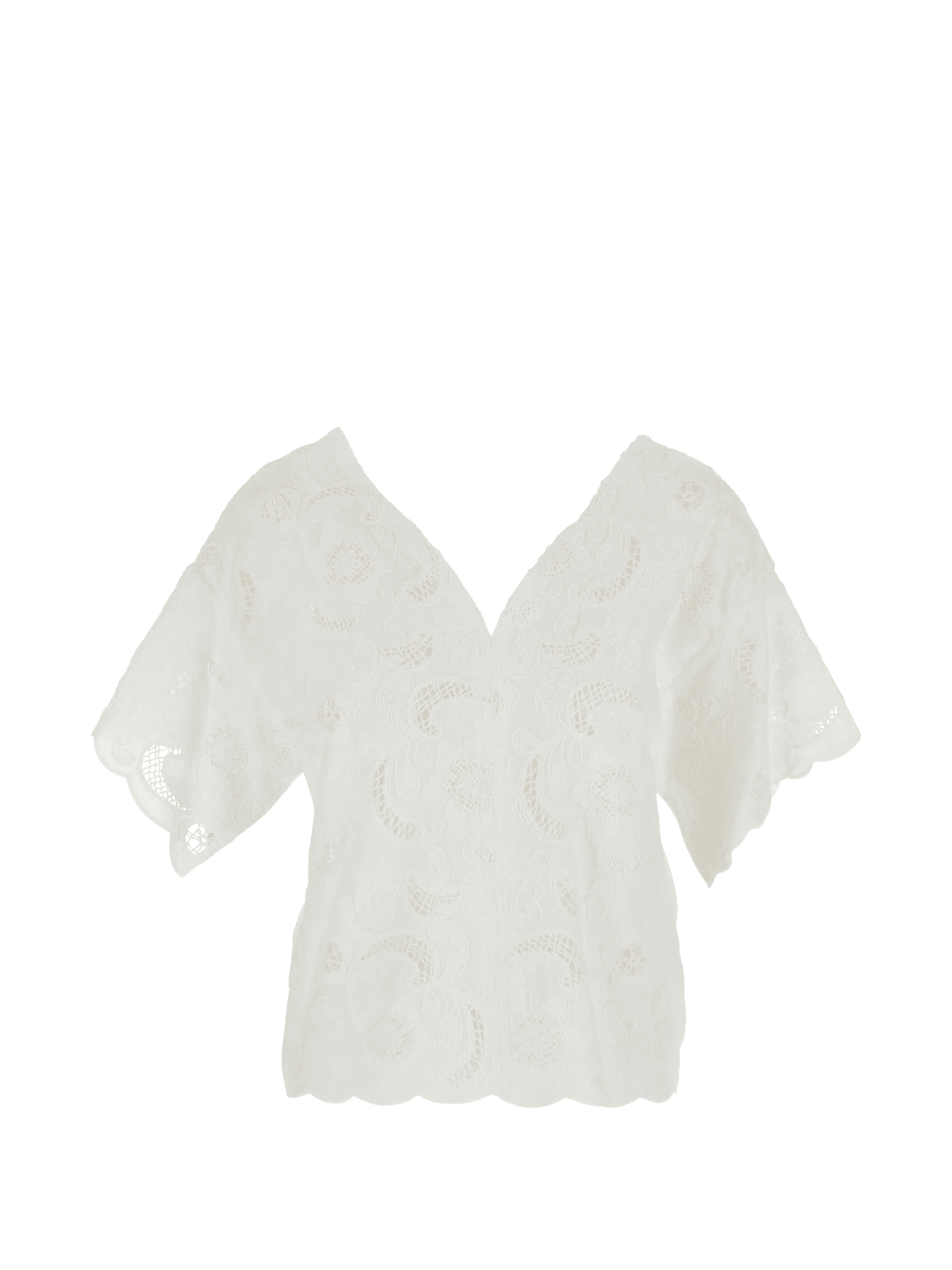 V-neck floral blouse - Image 1