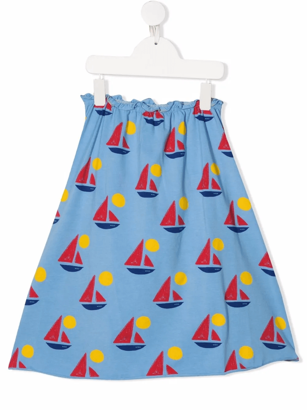 boat-print A-line skirt - Image 1