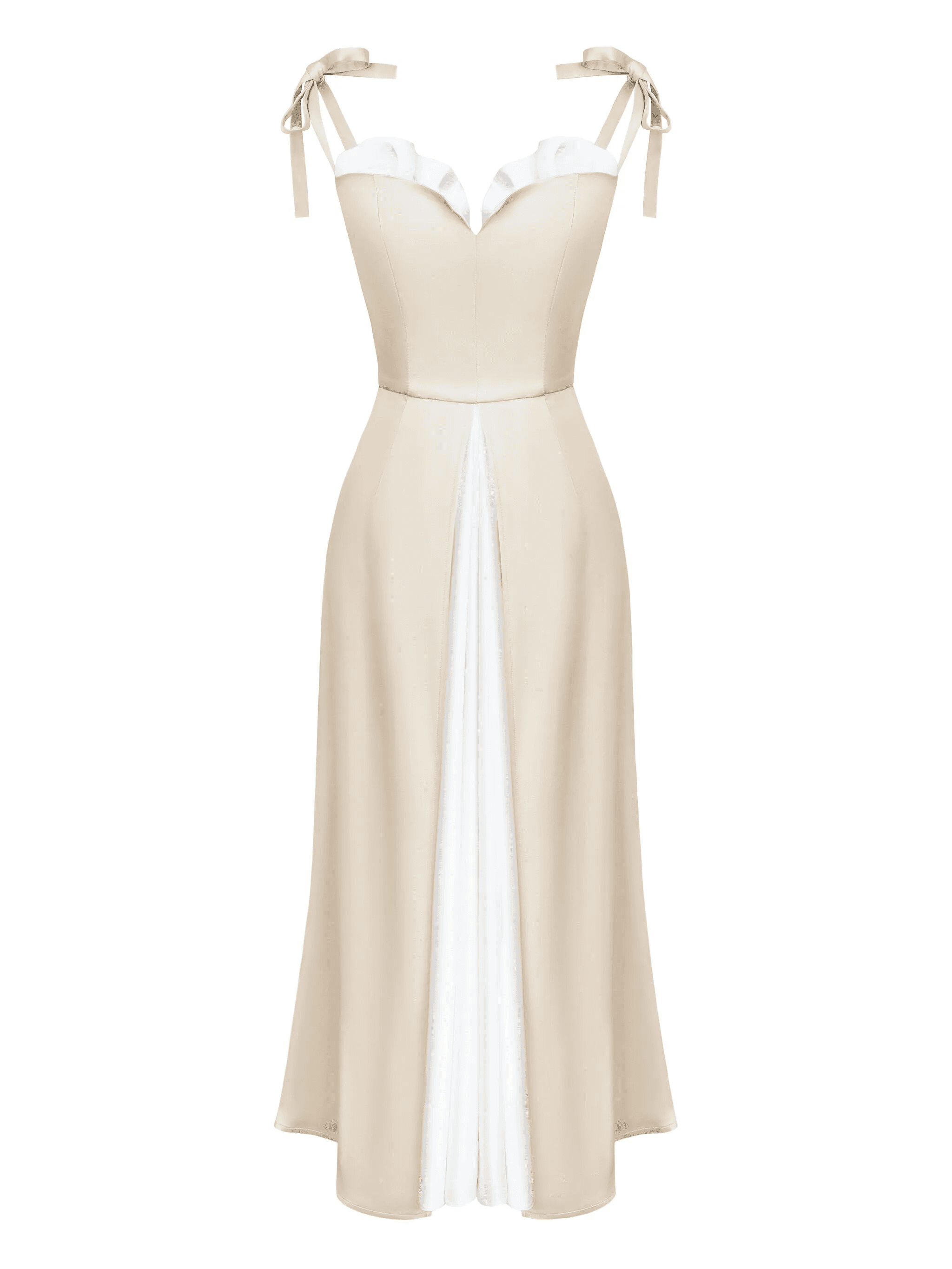 Flowy Slit midi dress - Image 1