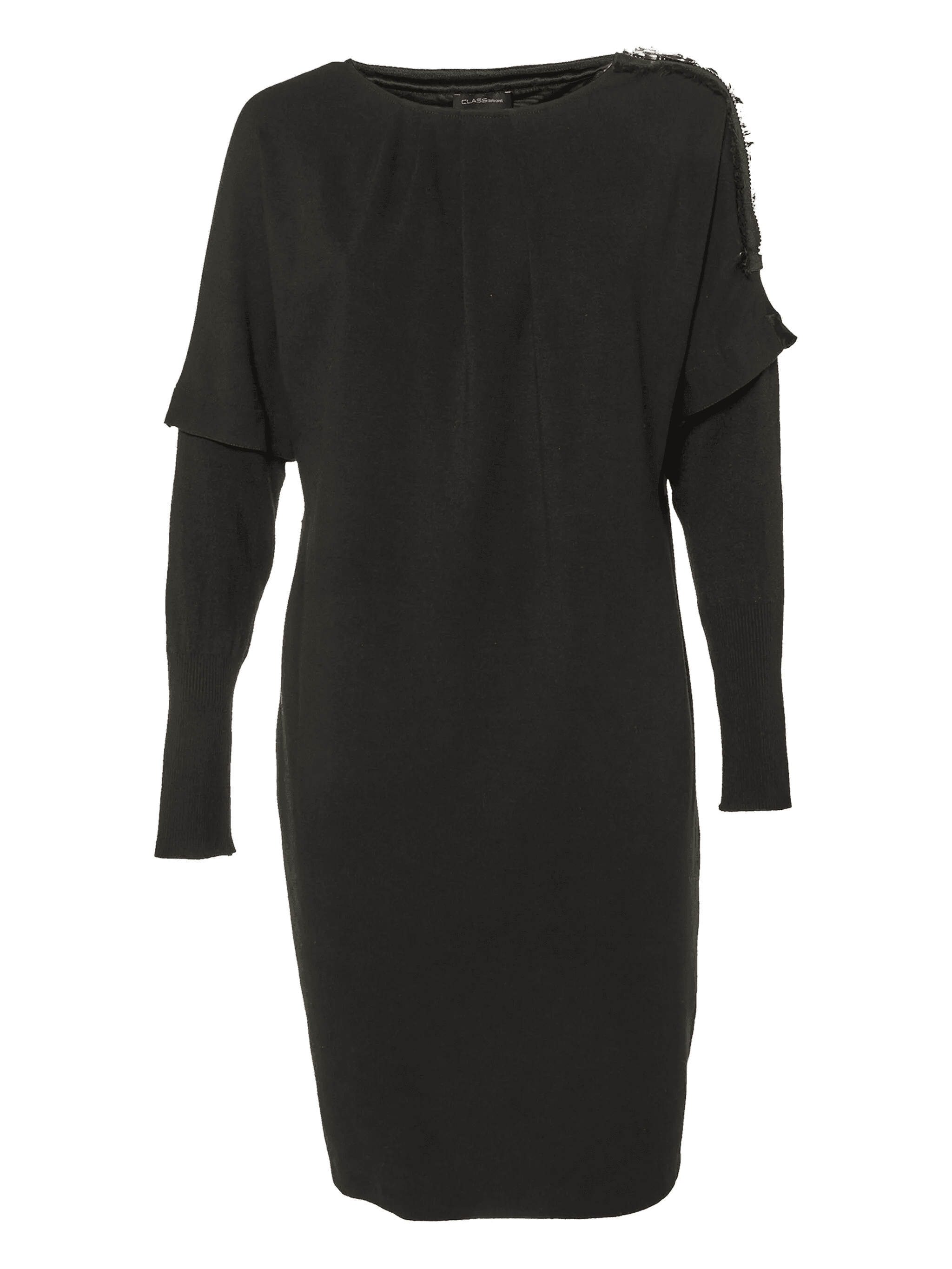 2024 panelled satin detail dress - Image 1