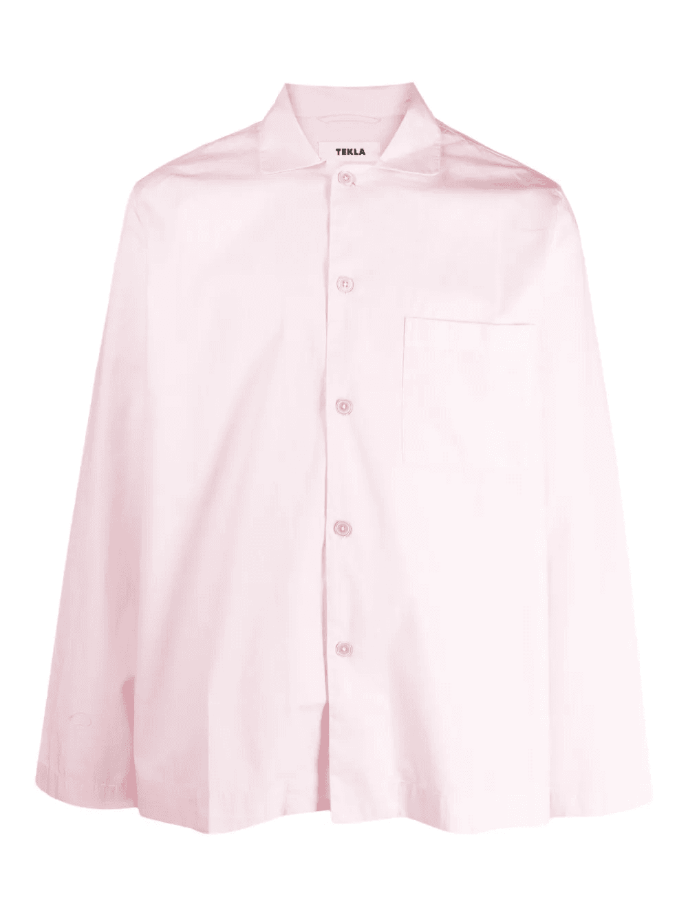 cotton poplin pajama shirt - Image 1