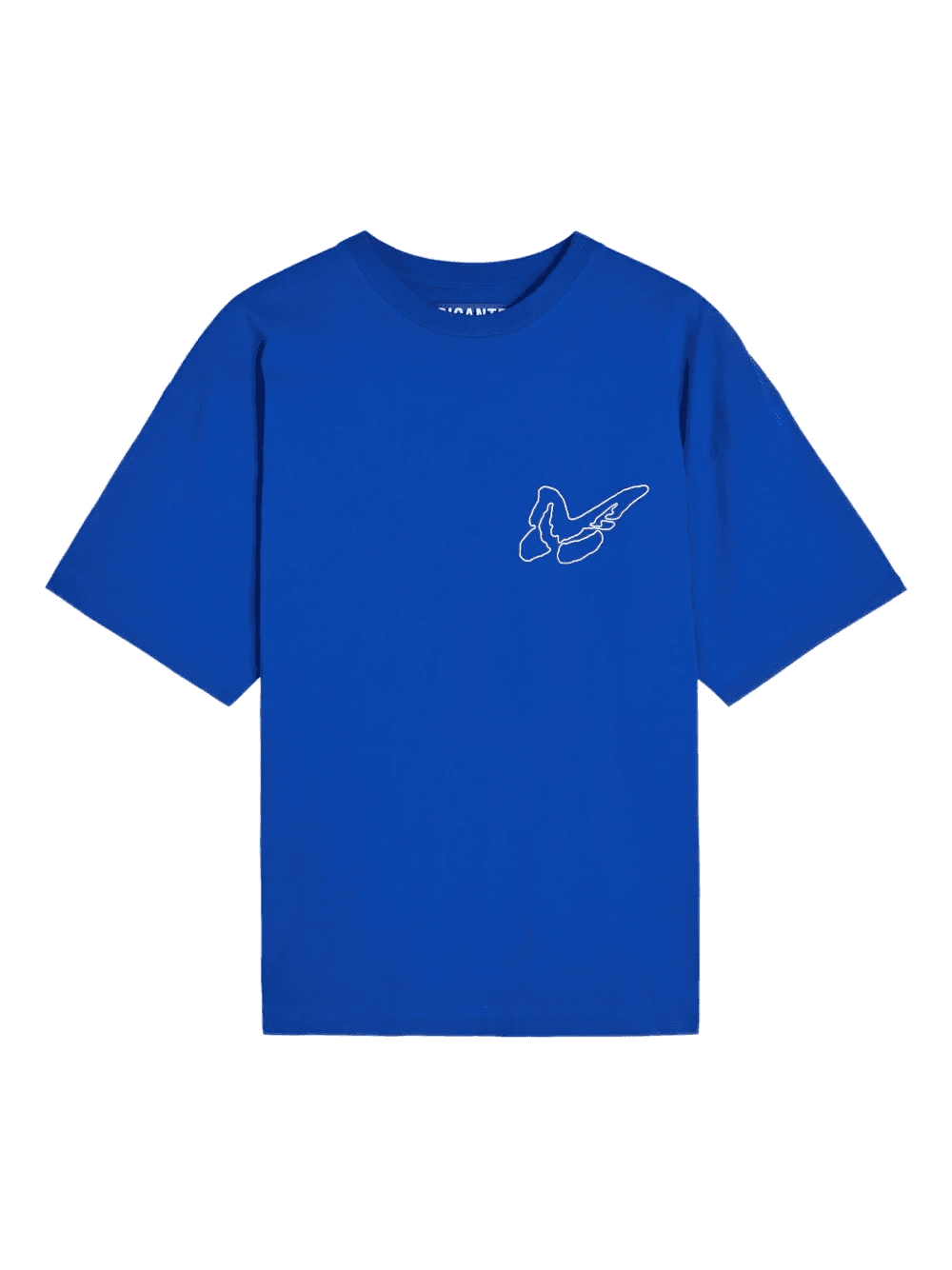 embroidered-detail T-shirt - Image 1