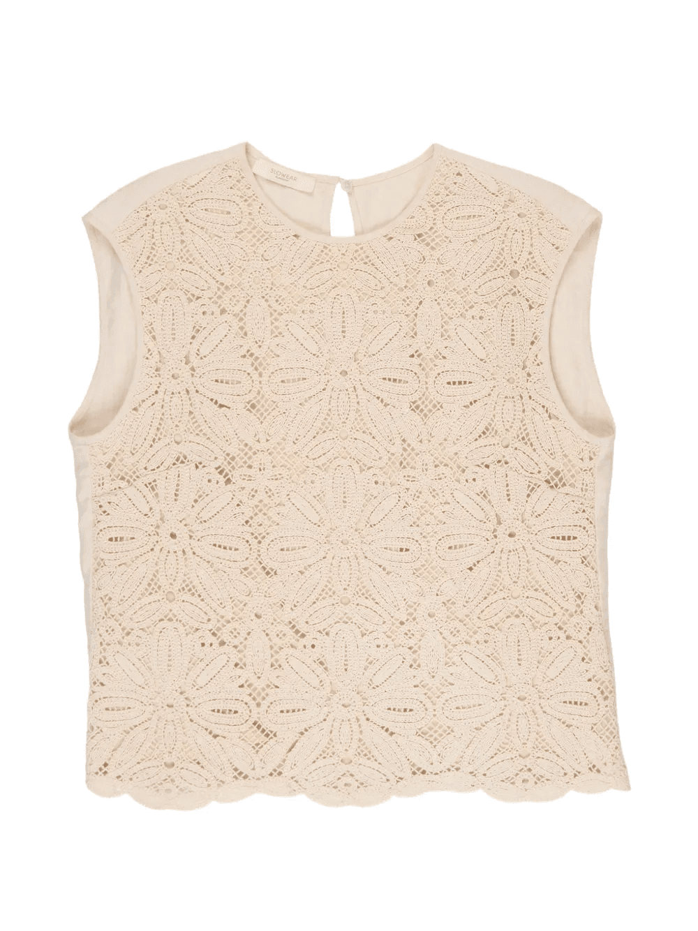 macramé lace top - Image 1