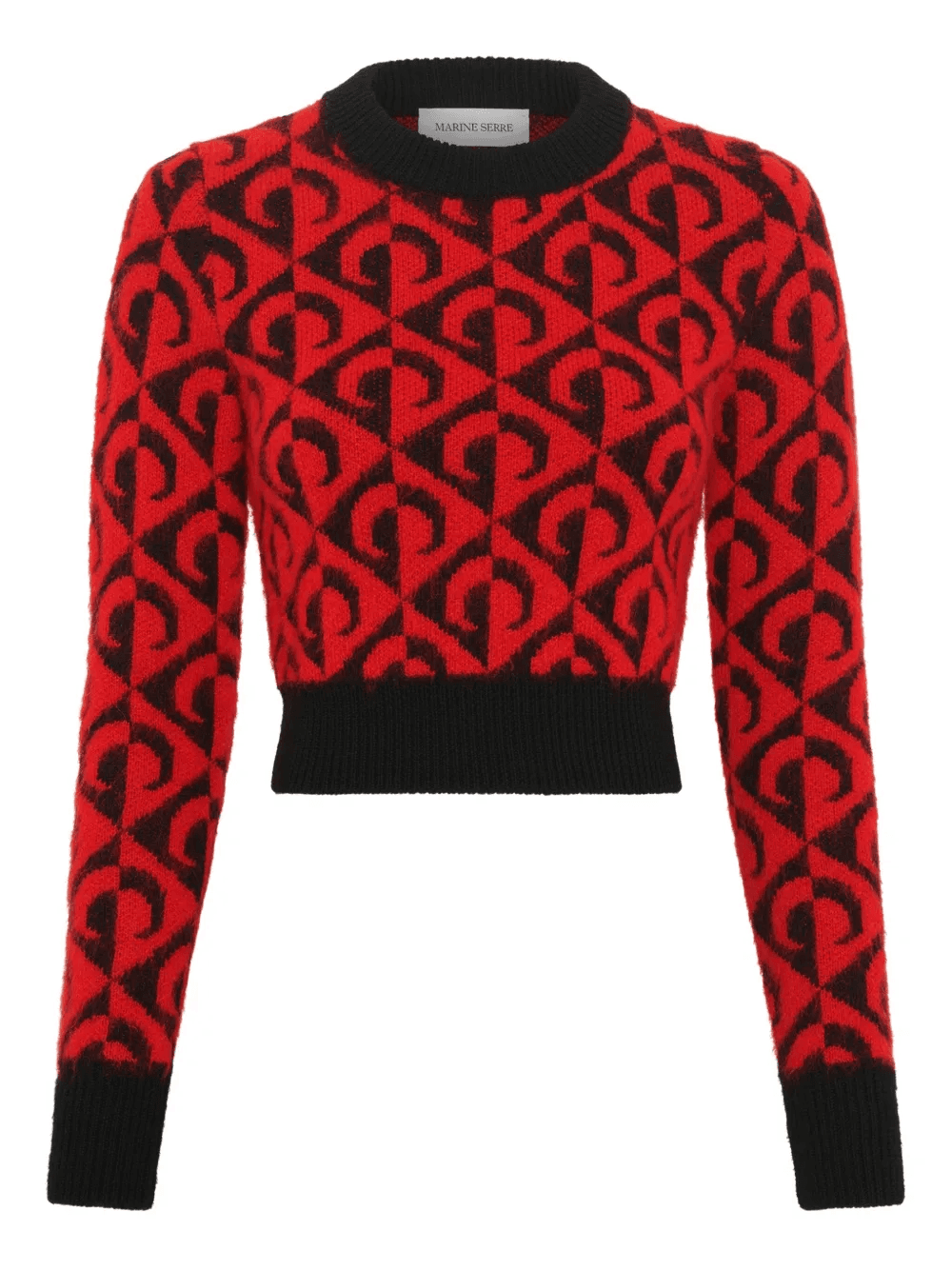 Moon lozenge-knit sweater - Image 1