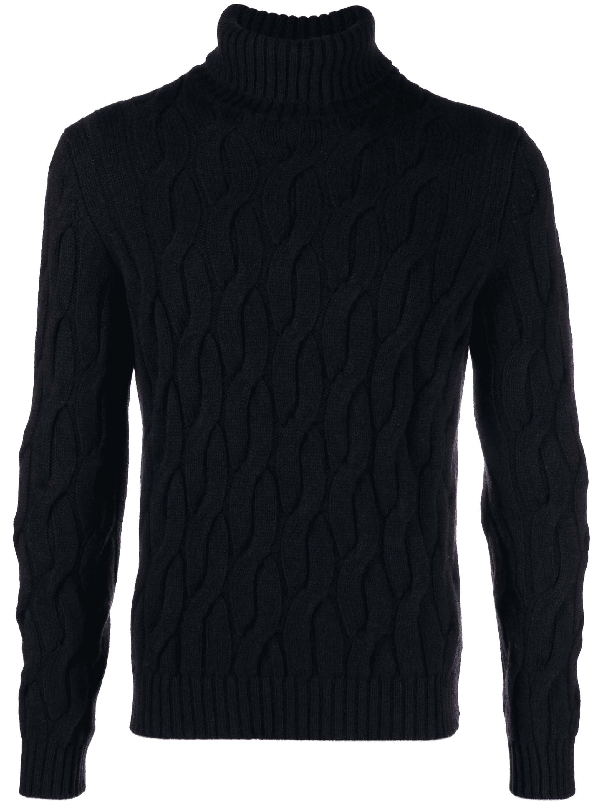 cable-knit roll-neck jumper - Image 1