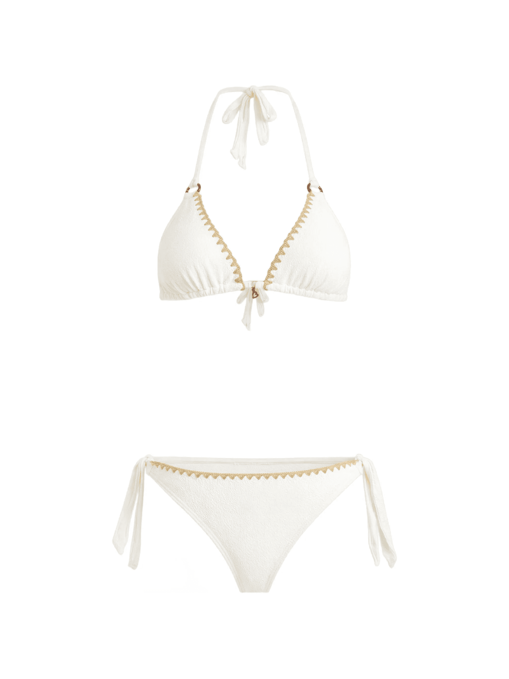 Dimka Santa Fé crochet-trim swimsuit - Image 1