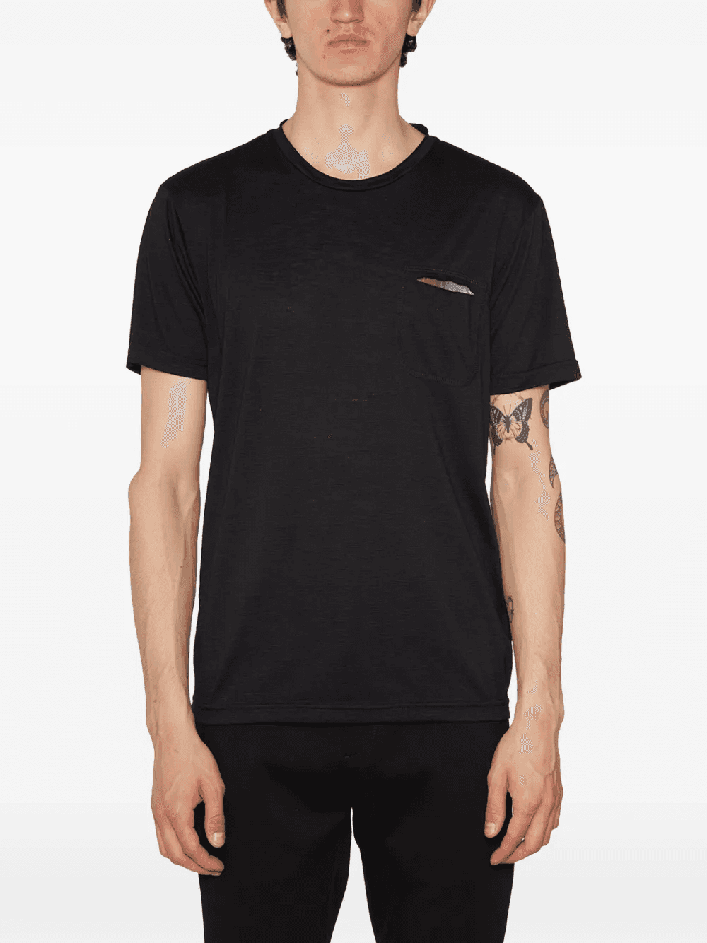 pocket crew-neck T-shirt - Image 1