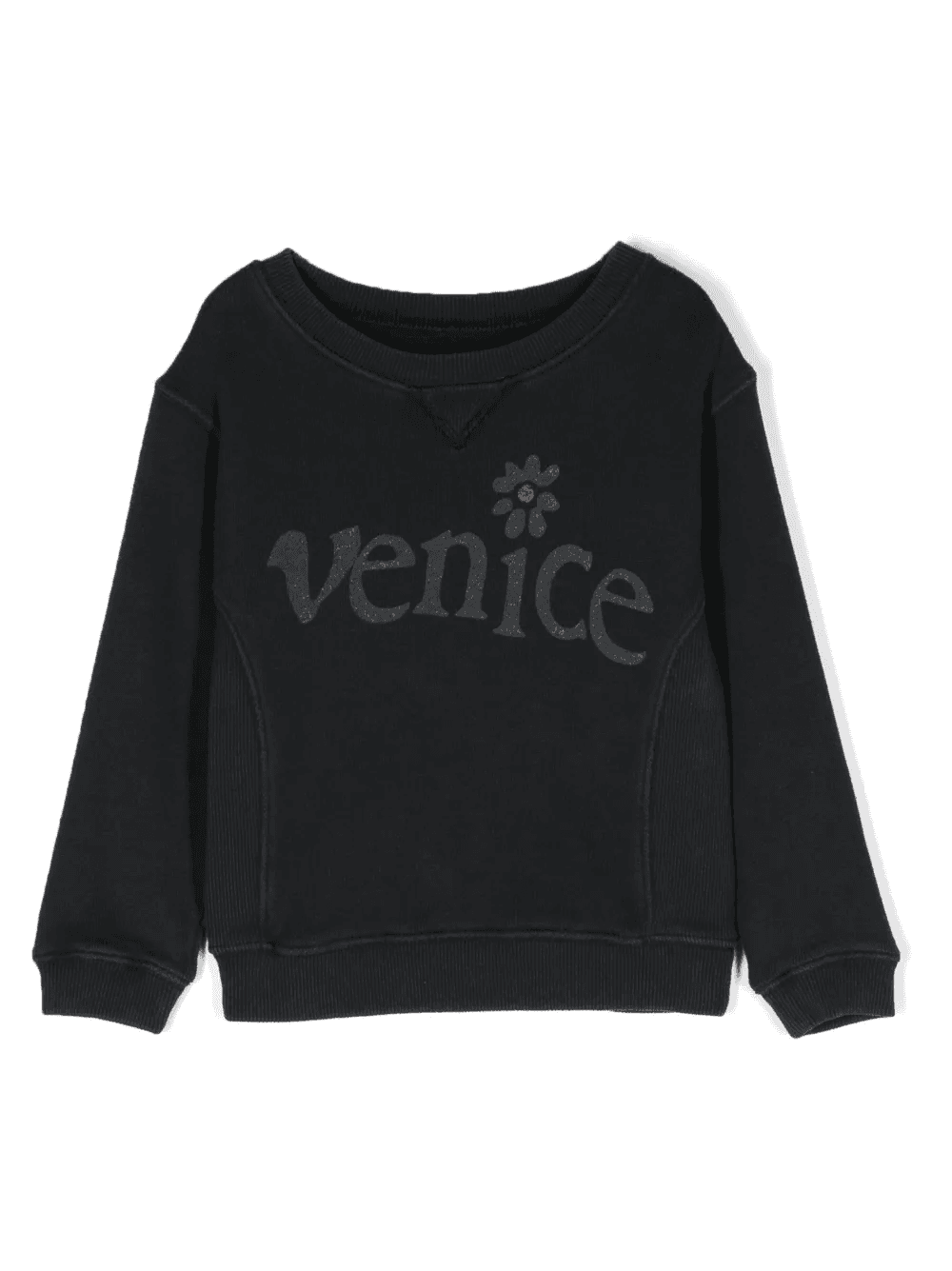 Venice-print crew-neck sweatshirt - Image 1