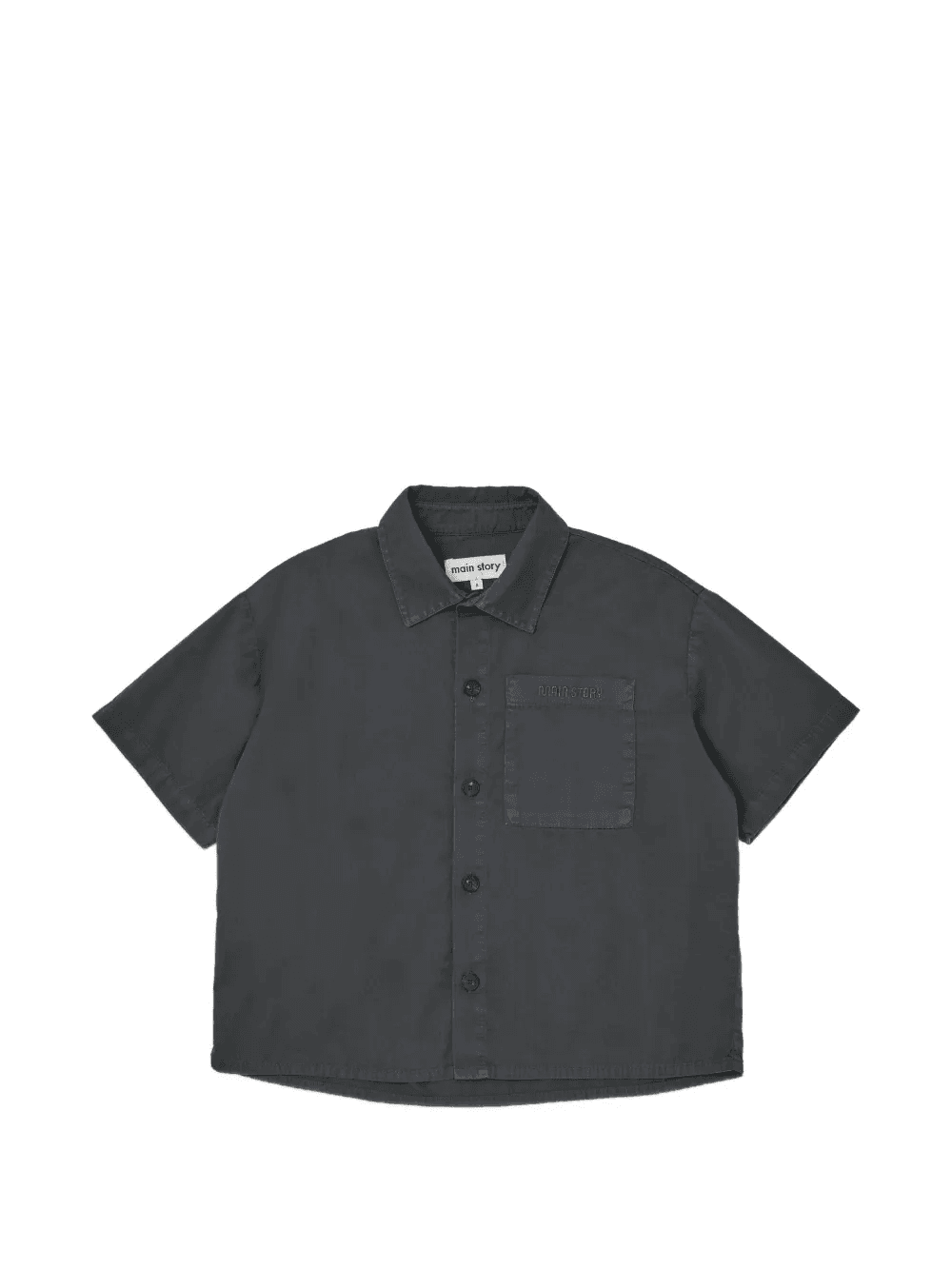 chest-pocket short-sleeve shirt - Image 1