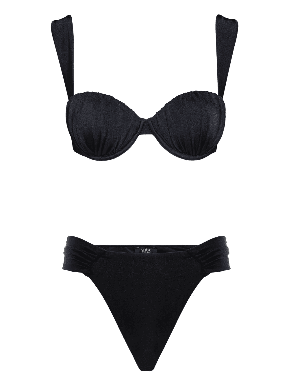 ruched balconette bikini - Image 1