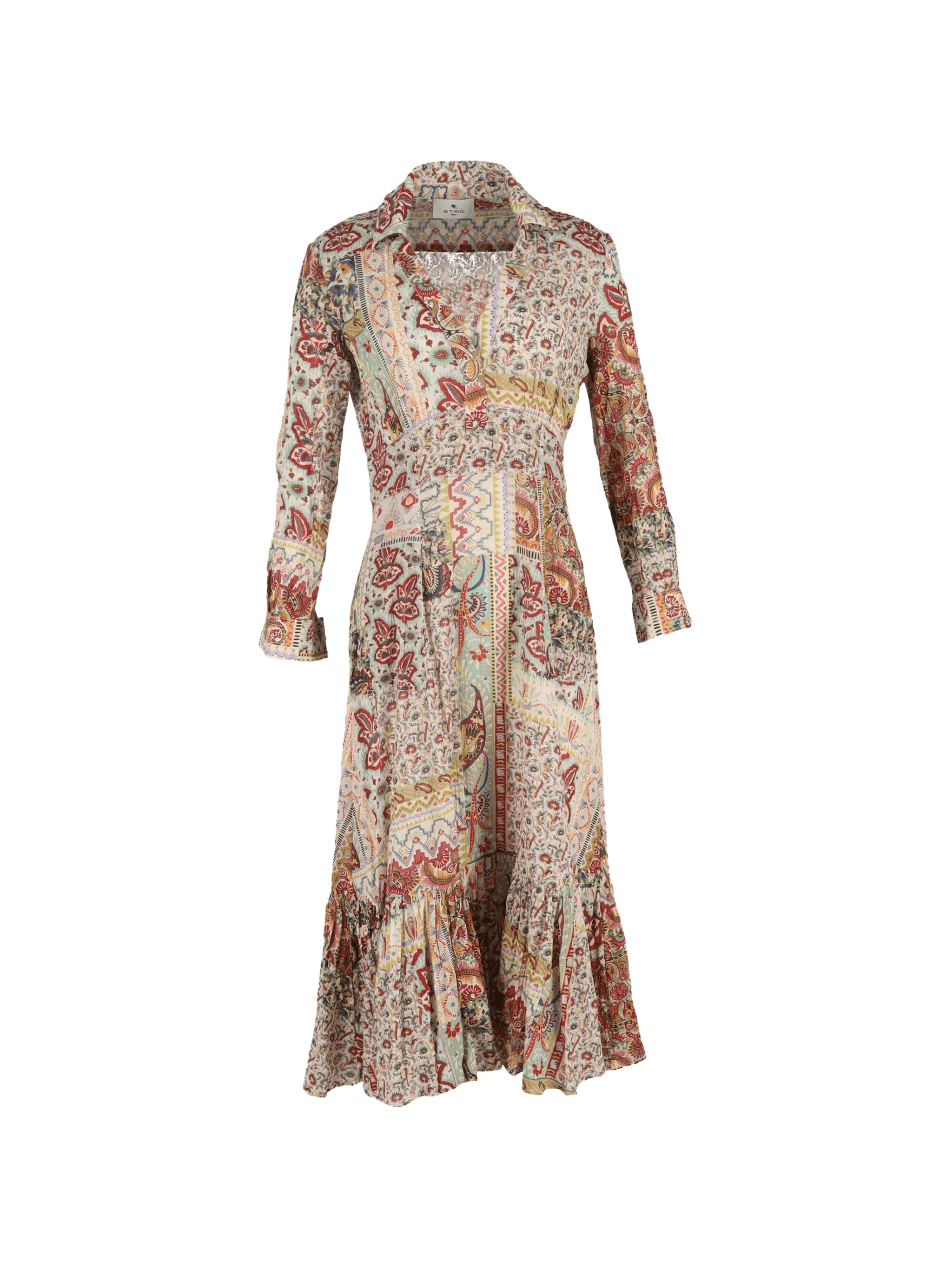 printed midi shirt dress - Image 1