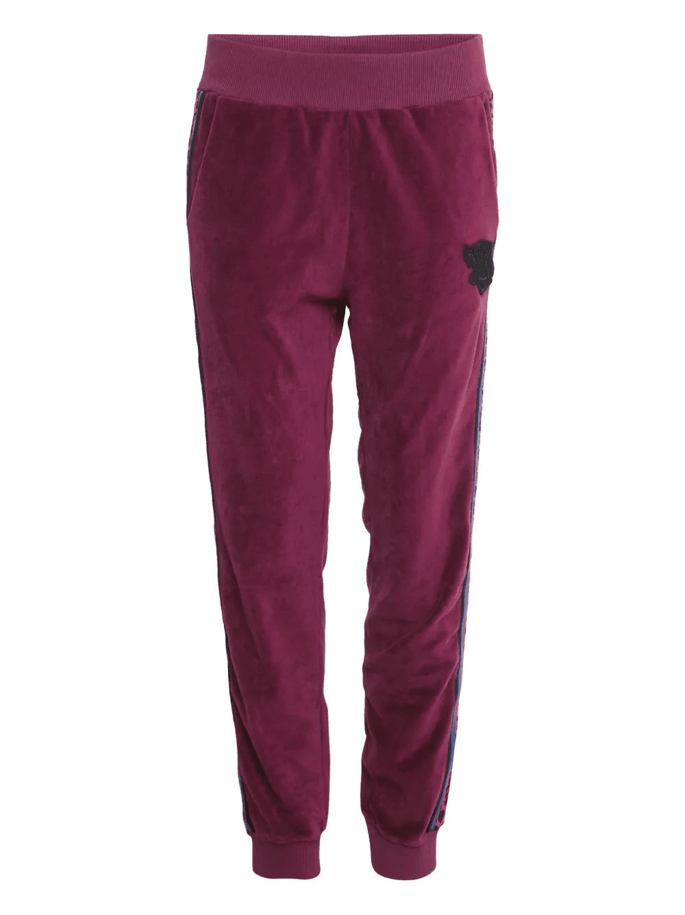 velvet leopard-print track pants - Image 1