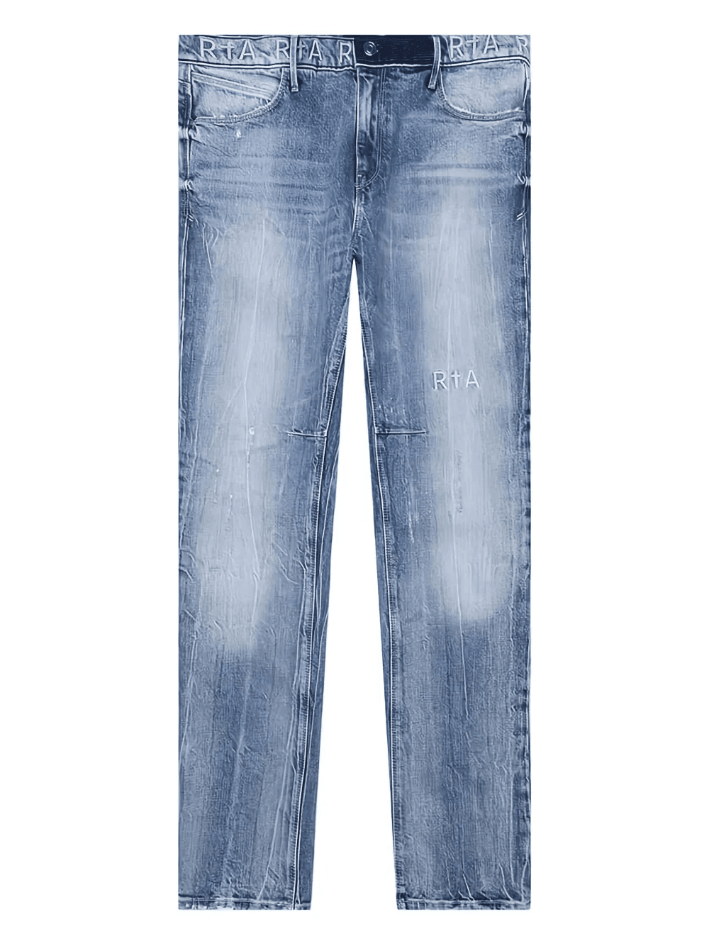 Bryant embroidered-cross jeans - Image 1