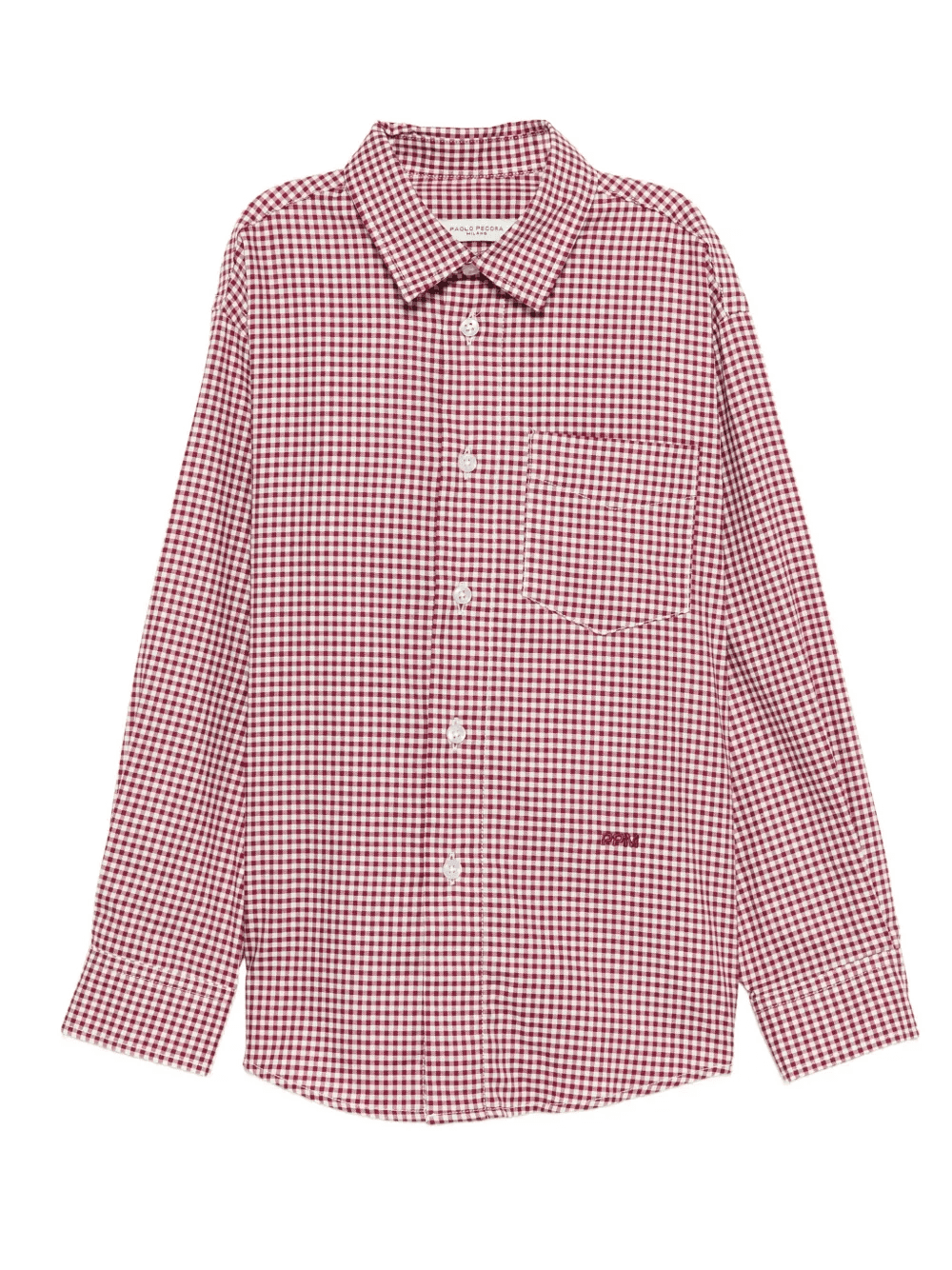 gingham-check shirt - Image 1