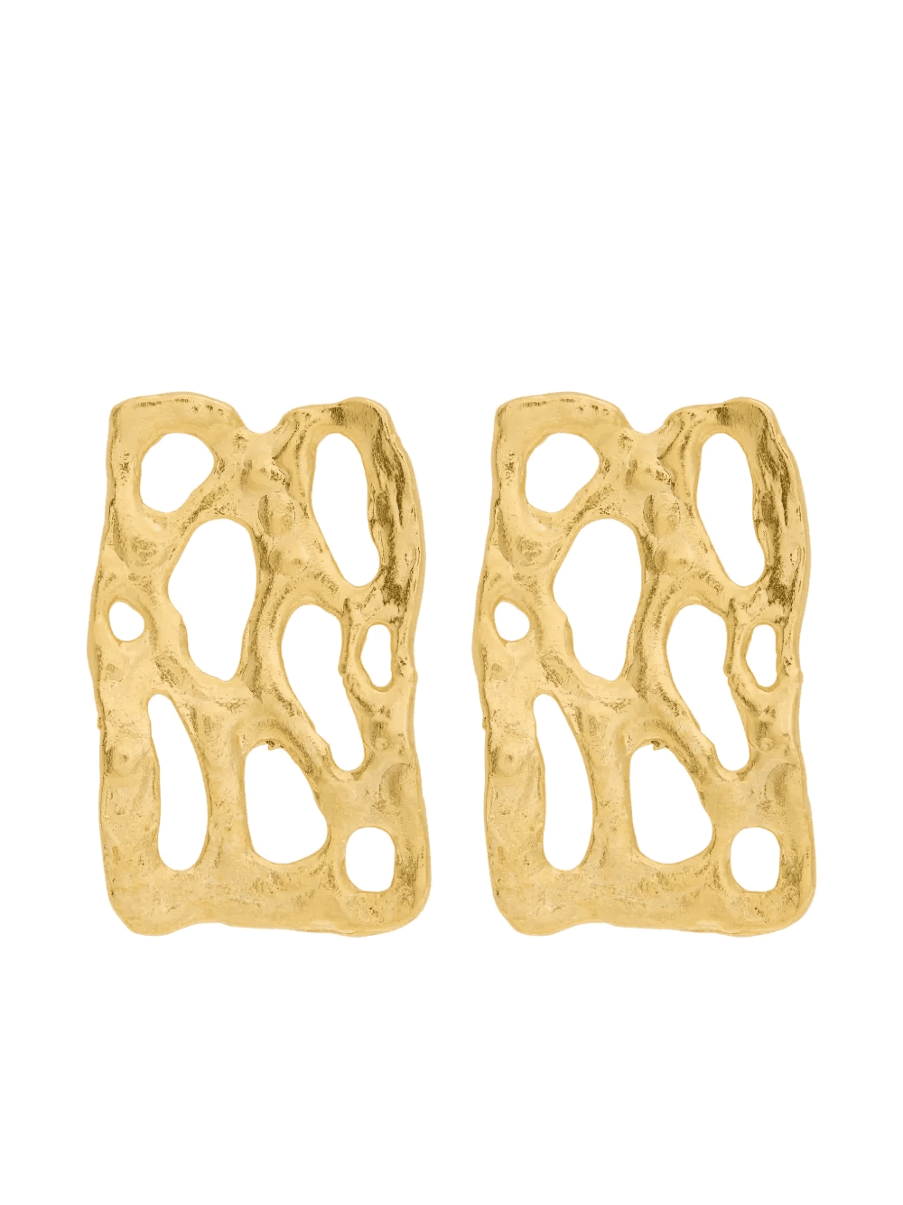 mystic embossed geometric earrings - Image 1