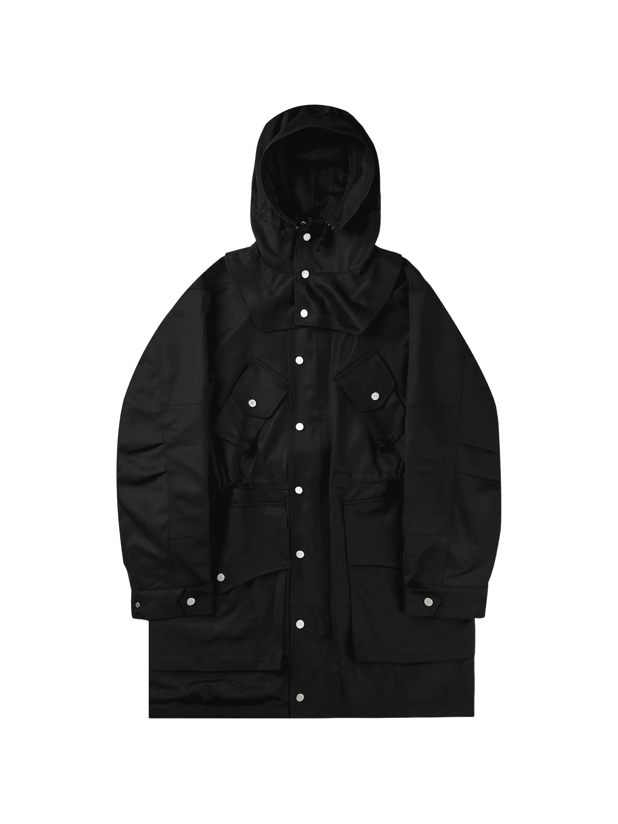 hooded parka coat - Image 1