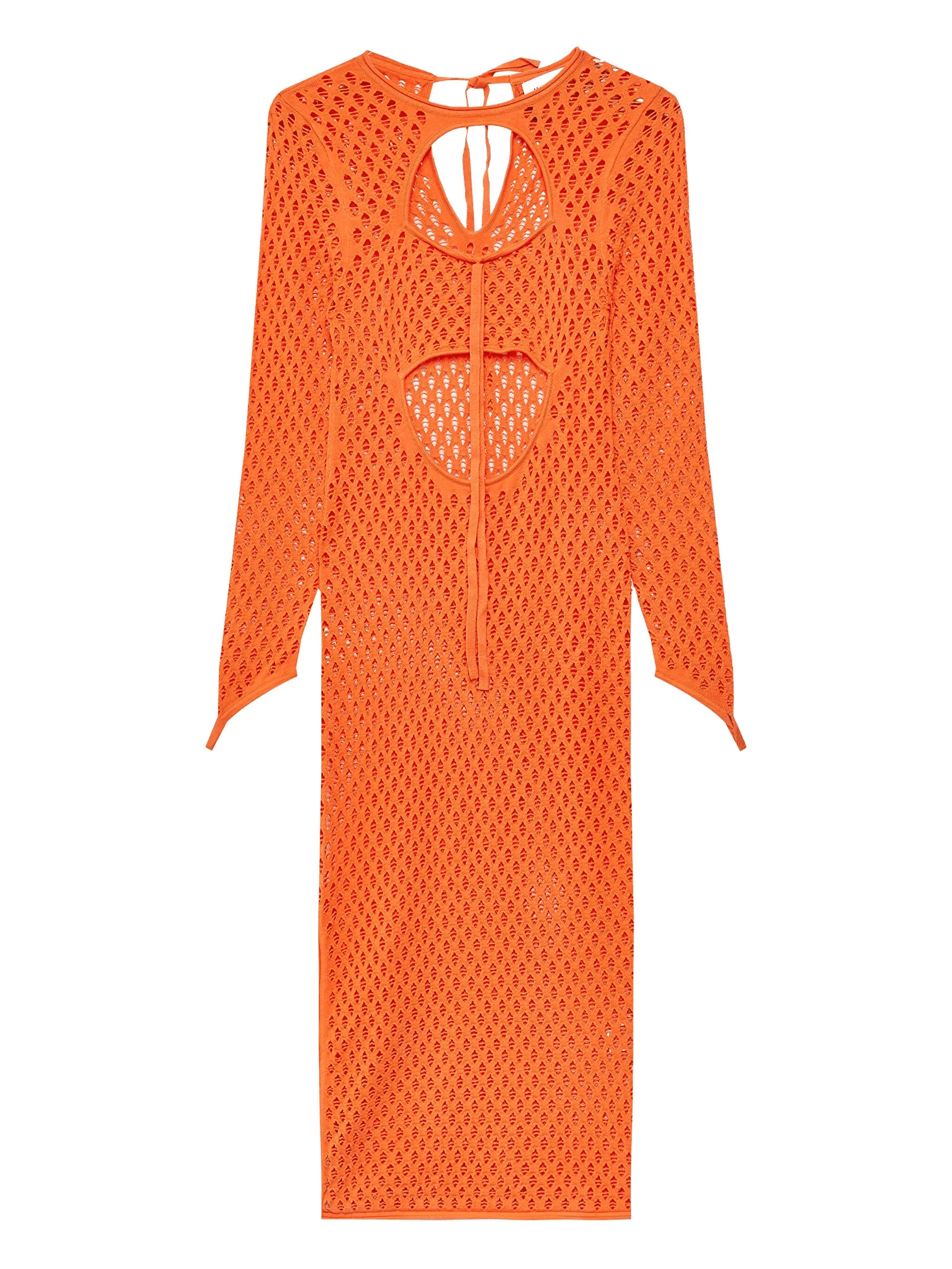 cutout knit dress - Image 1