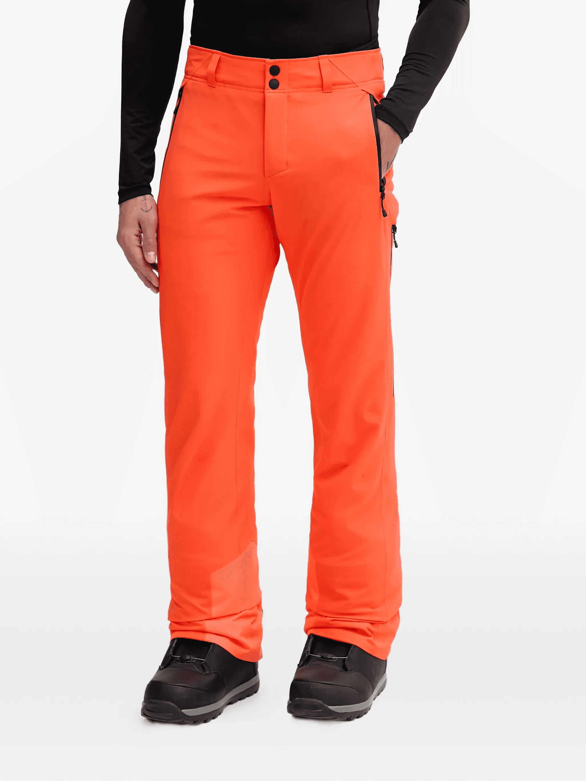 zip straight ski trousers - Image 1
