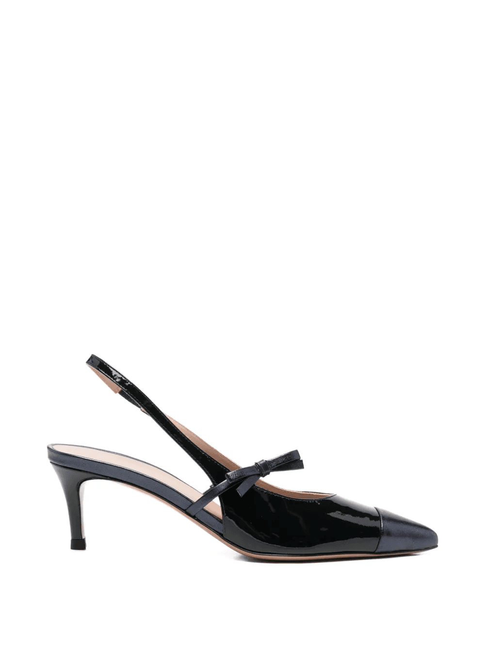 Berice bow-detail leather pumps - Image 1