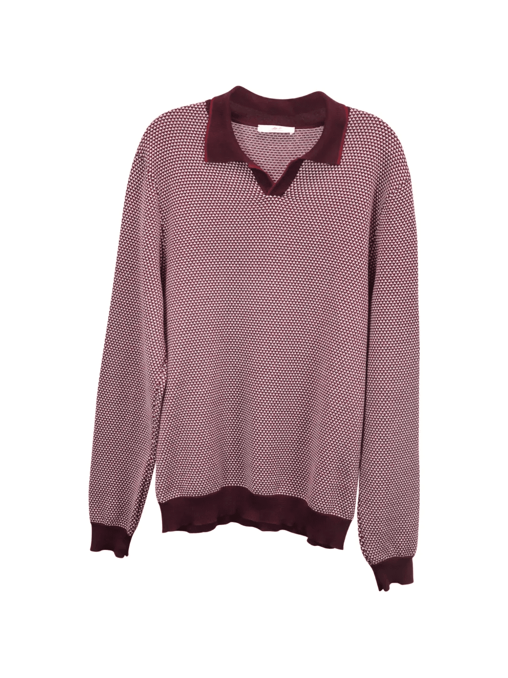 patterned long-sleeve sweater - Image 1