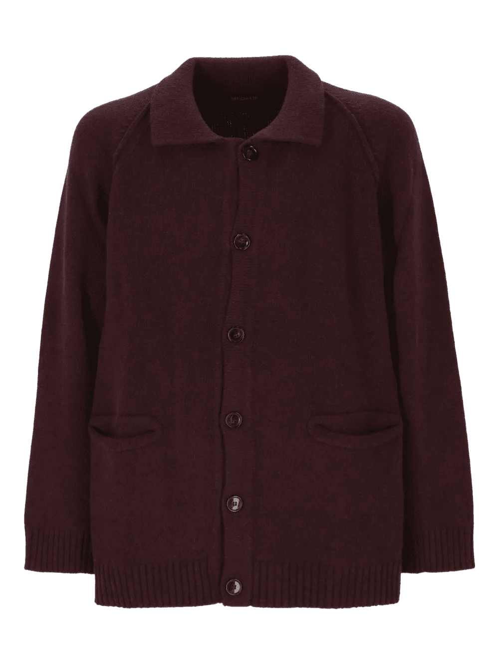 buttoned raglan-sleeve cardigan - Image 1