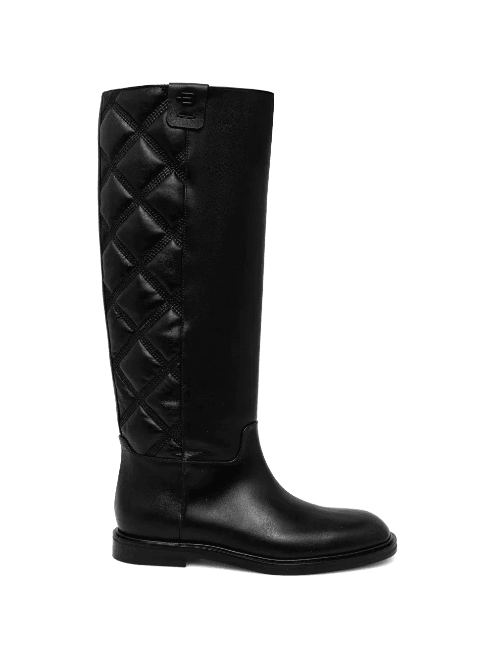 quilted knee-high boots - Image 1