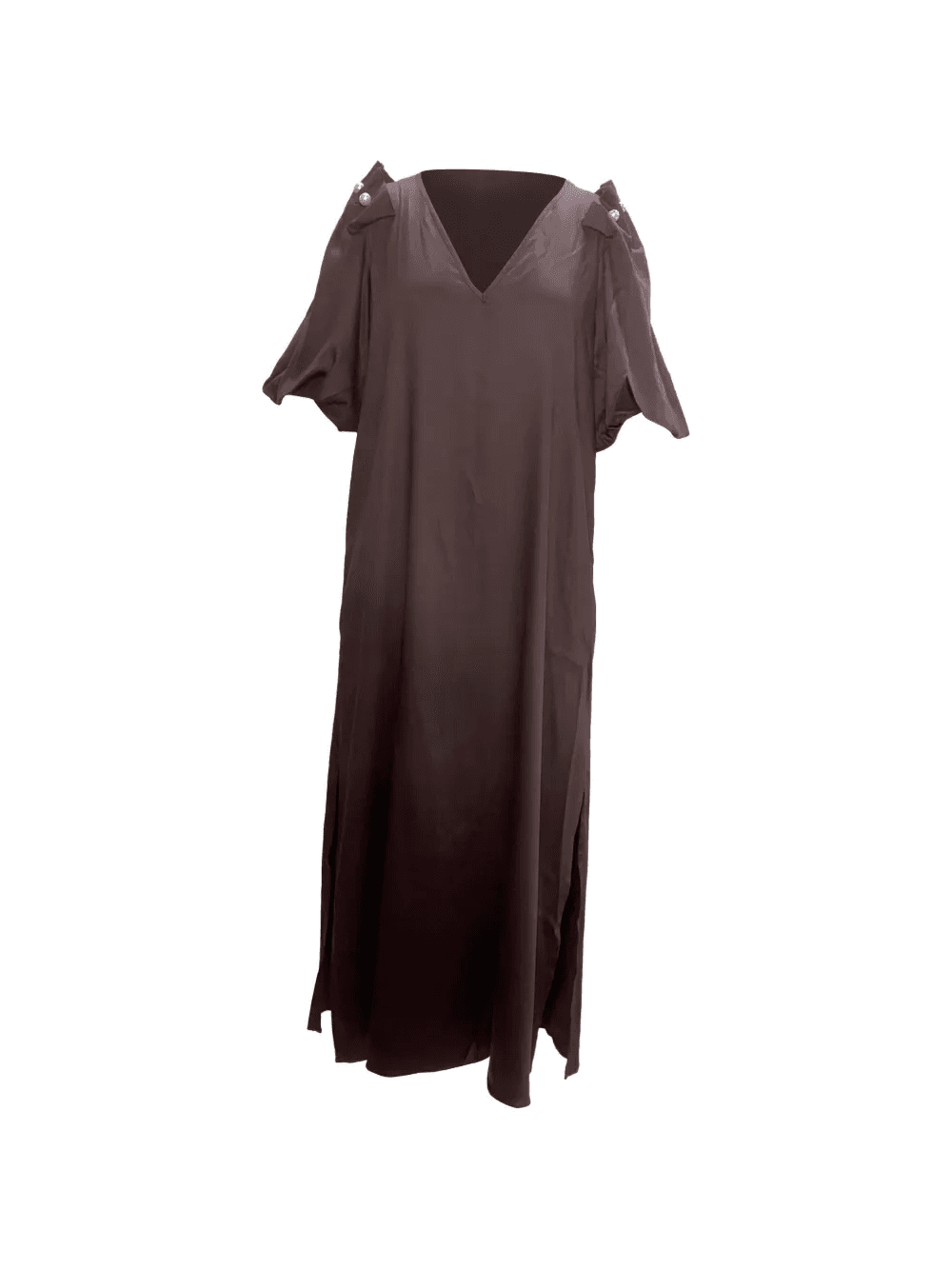 faux-pearl maxi dress - Image 1