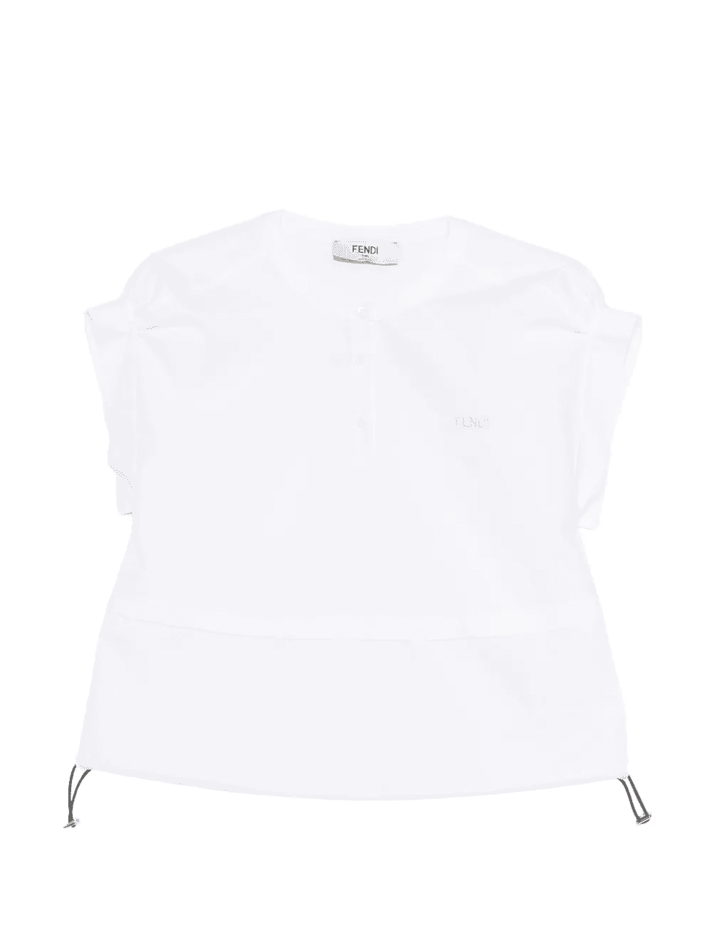 drawstring-hem blouse - Image 1