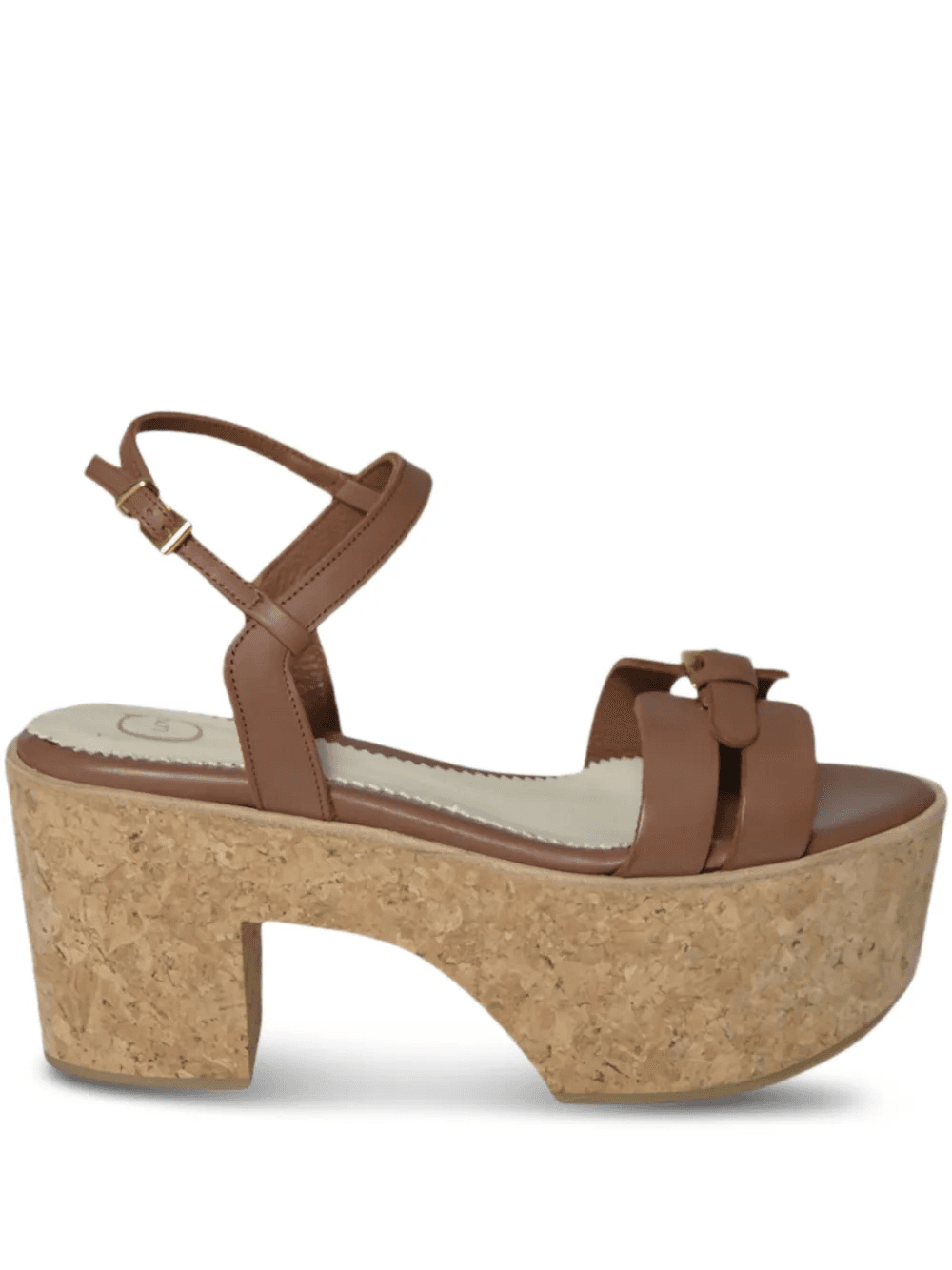 85mm buckle-detail platform sandals - Image 1